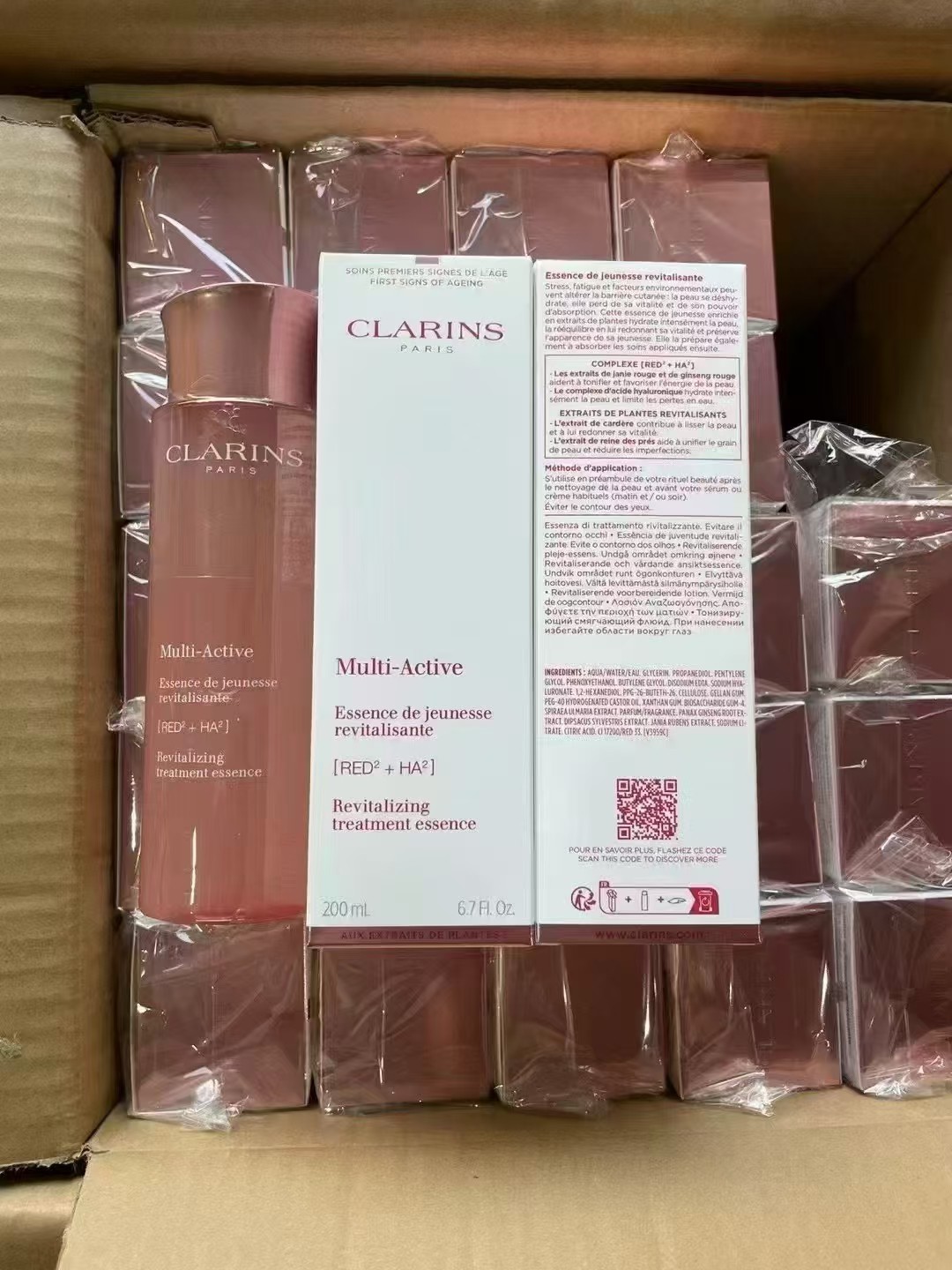 60. Agua rosa de Clarins de segunda generación nueva versión 200ml/versión Mingtong 🔜 Versión Mingtong. ¡Alta calidad❗…