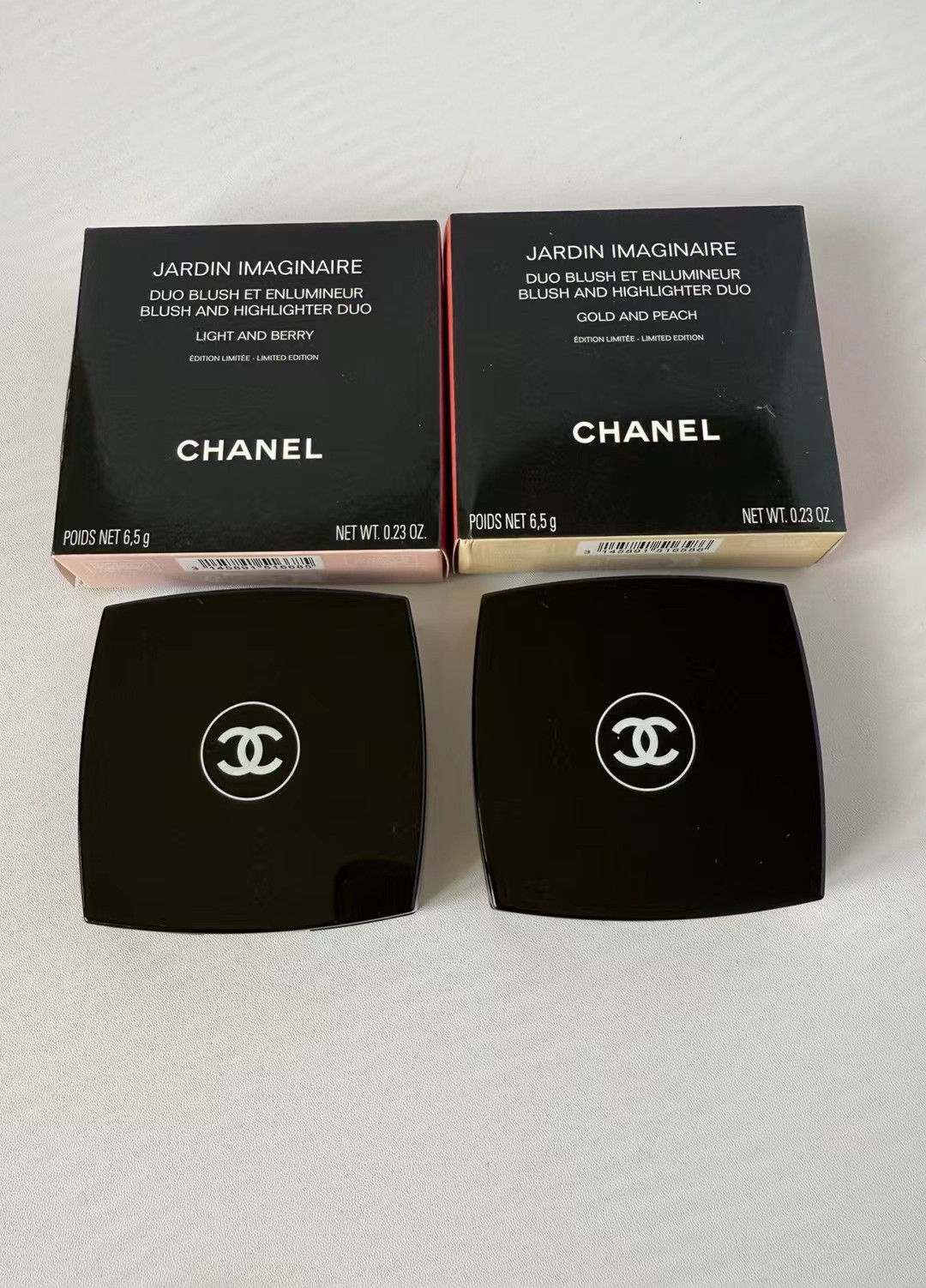 70. Chanel colorete y iluminador dúo 6.5g 🔜 versión Mingtong. ¡Alta calidad! 2️⃣ colores: Light and berry# , Gold and …