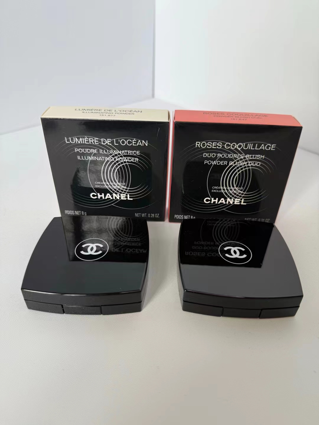 45. Iluminador de ondas marinas de Chanel 8g 45. Colorete de dos tonos de Chanel 9g 🔜 Alta calidad❗Colorete de dos ton…