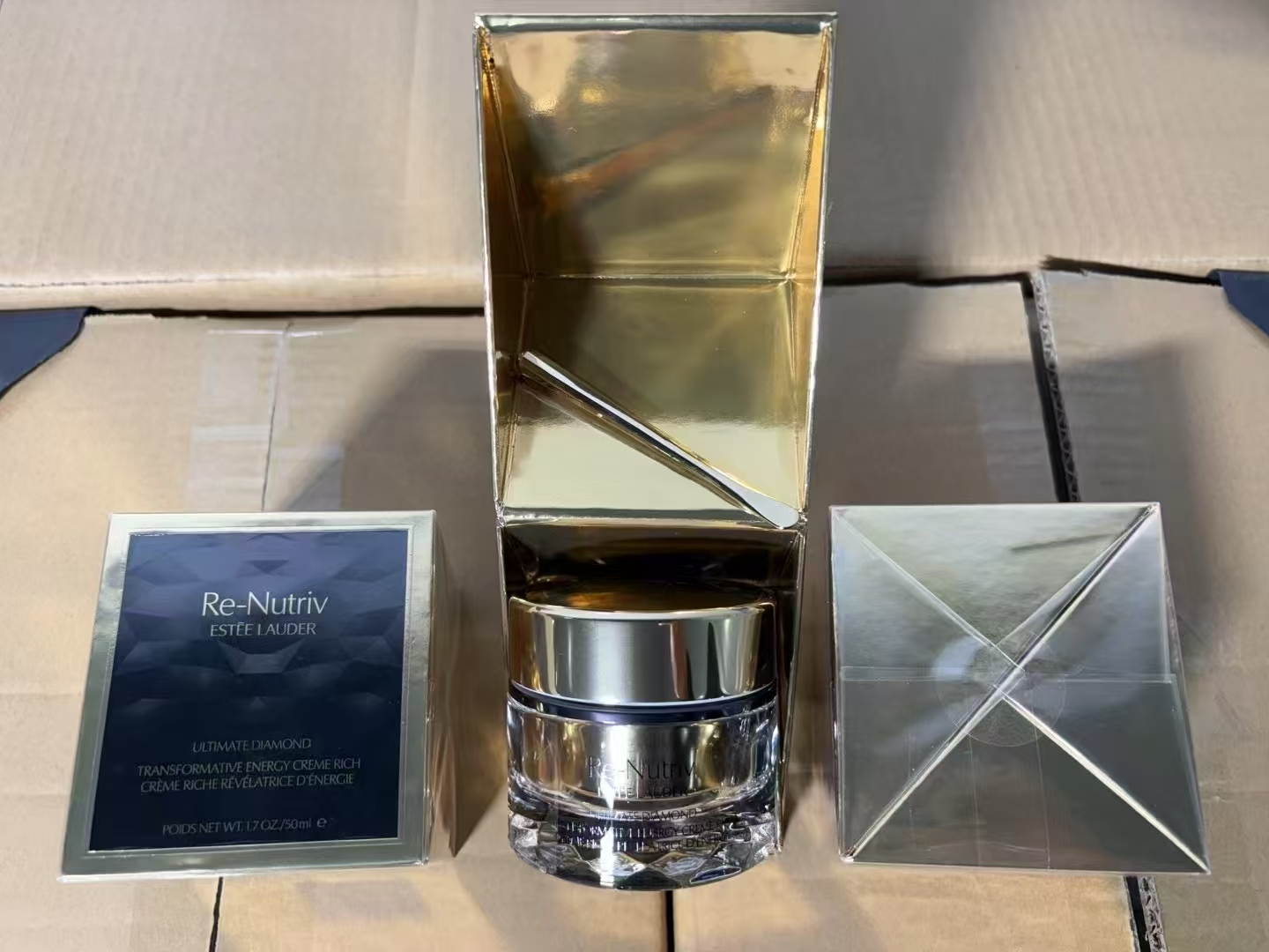 125. Crema facial Estée Lauder Re-Nutriv Black Diamond 50ml / versión nutritiva 🔜 Versión Mingtong. ¡Alta calidad! 🇺�…