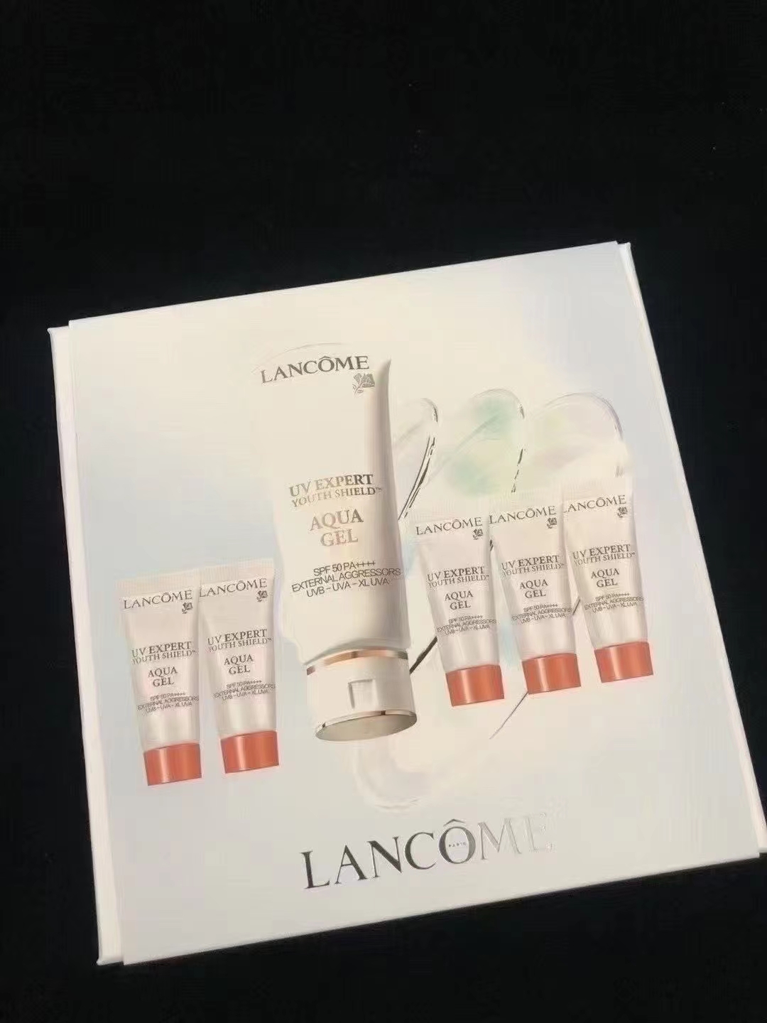 70. Set de Regalo Lancôme Protector Solar Tubo Blanco 1+5 🔜 Alta calidad❗🇫🇷LANCOME Protector Solar Tubo Blanco Set d…