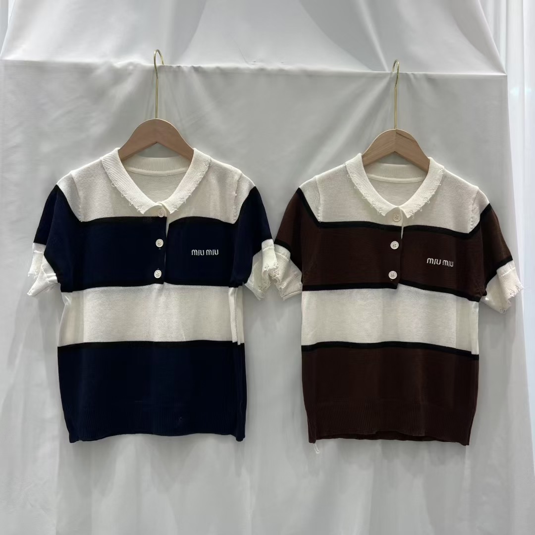 NO:486422,Miao Miao's short-sleeved shirt, T-shirt, alexander wang19860909缪缪间色短袖,,T-shirt,alexander wang,Women's clothing