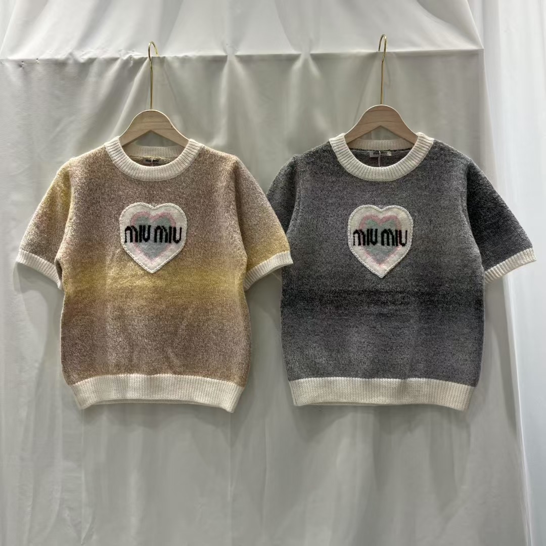 NO:507534,Miao Miao gradient short sleeves, T-shirt, alexander wang19860909缪缪渐变短袖,,T-shirt,alexander wang,Women's clothing