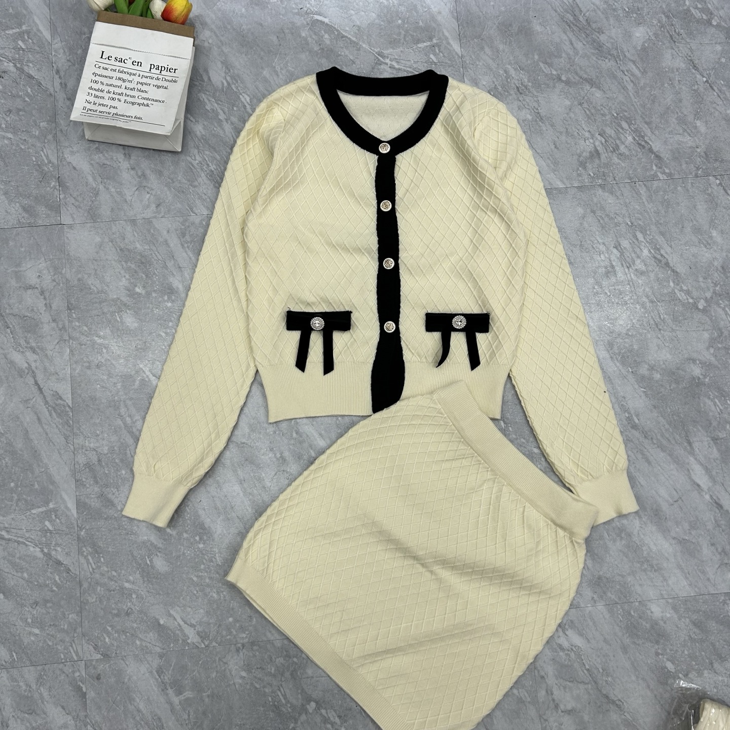 NO:507505,Little scent style suit, alexander wang19860909小香风套装,,alexander wang,Women's clothing