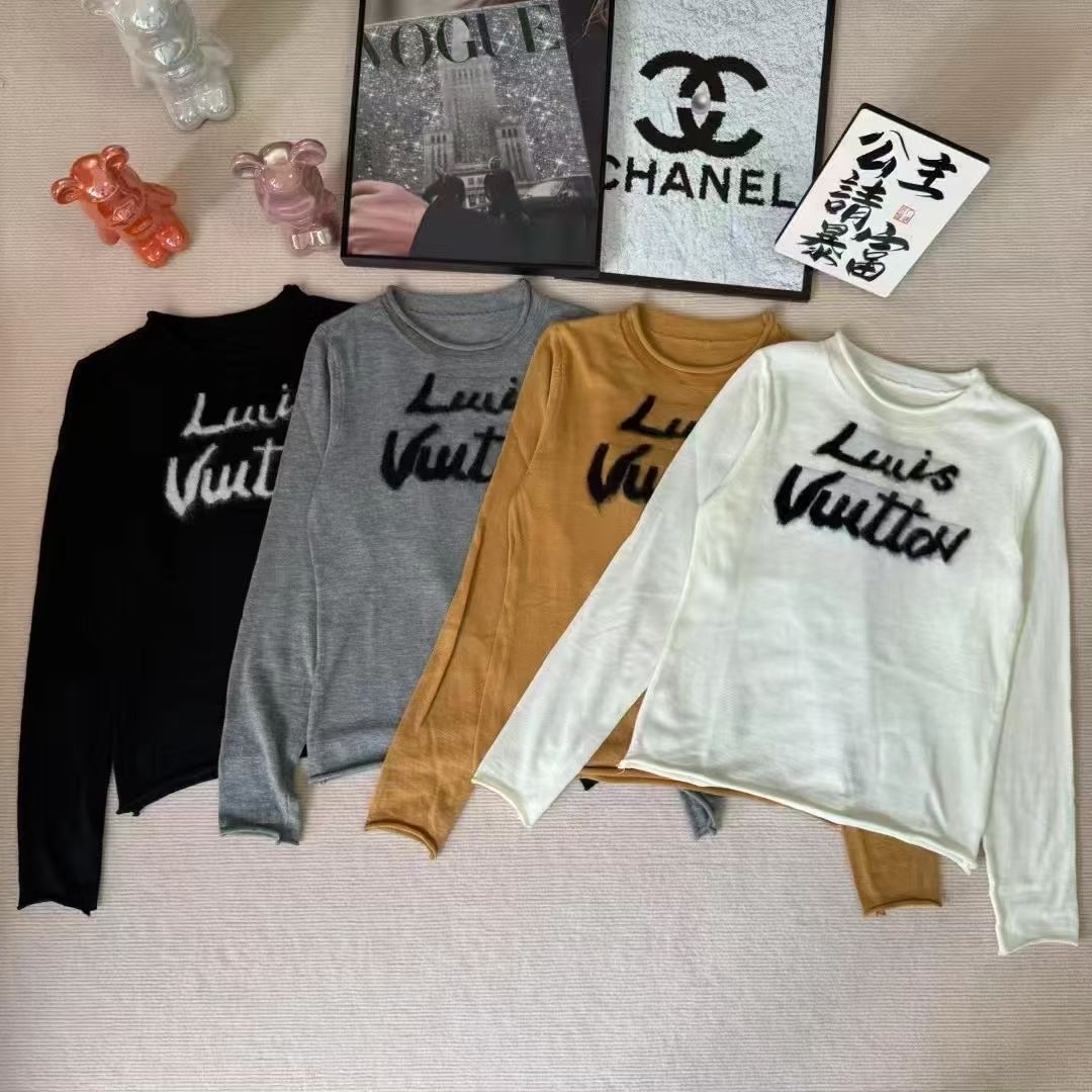 NO:536529,LV new 6 wool jacquard long sleeves, louis vuitton, alexander wang19860909LV新款6羊毛提花长袖,,louis vuitton,alexander wang,Women's clothing