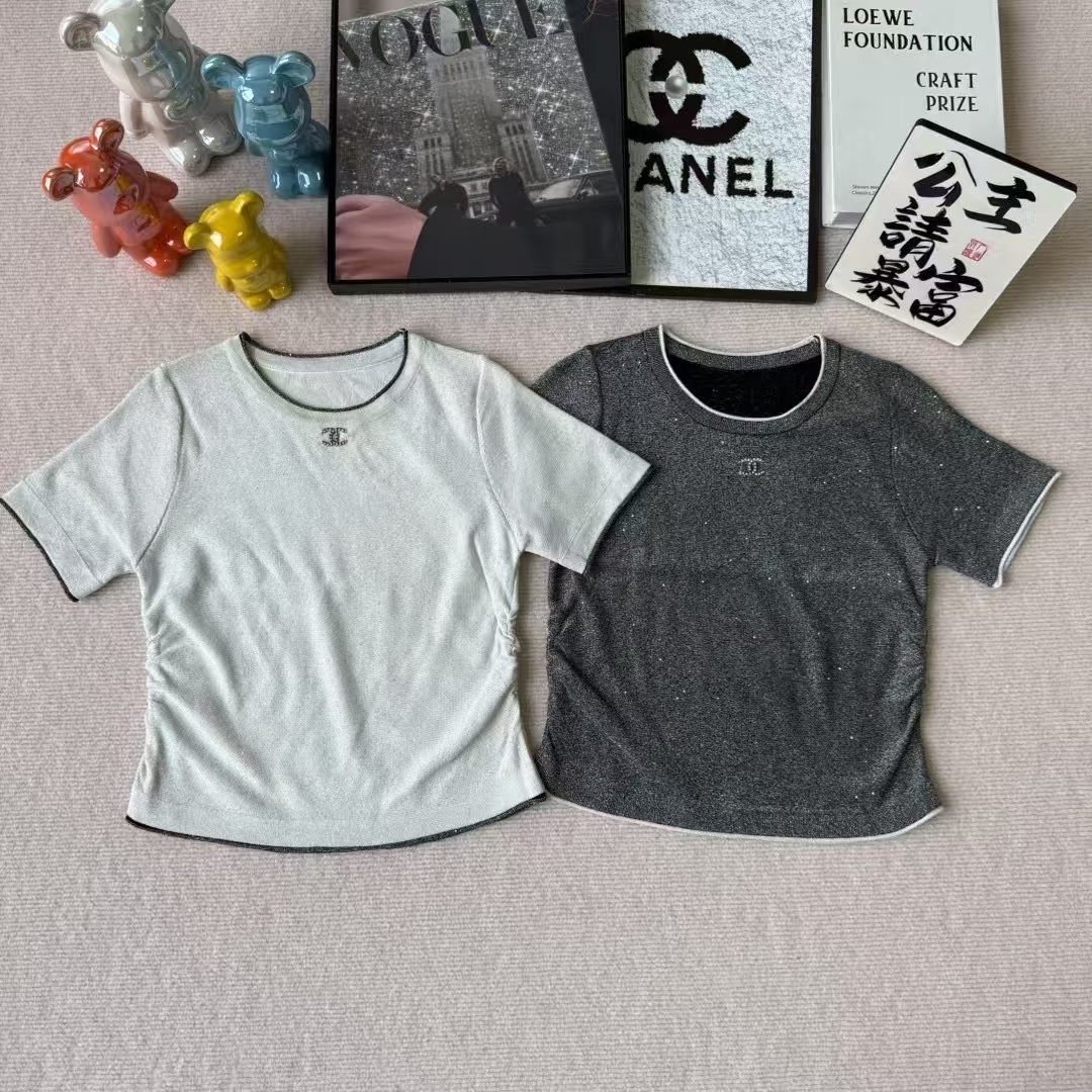 NO:752756,Chanel early spring new short-sleeved, chanel, T-shirt,19860909香奈儿早春新款短袖,,chanel,T-shirt,,Women's clothing