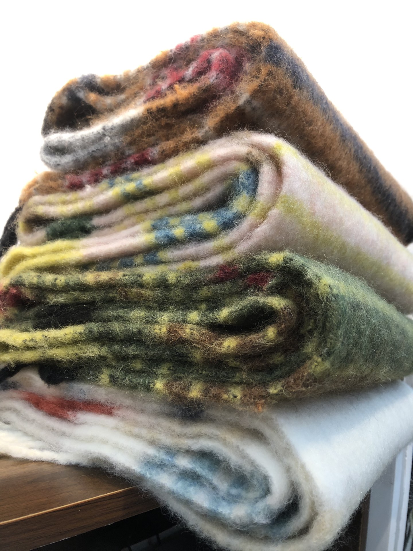 英国设计师2023年太后新款含20羊毛混纺土星条纹围巾女秋冬季羊毛围巾详情20