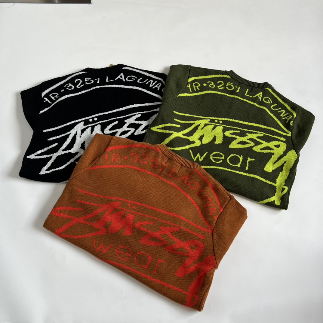 Stussy SS24 Laguna Icon Sweater: Surf Culture Influence in Street Fashion - 图片 2
