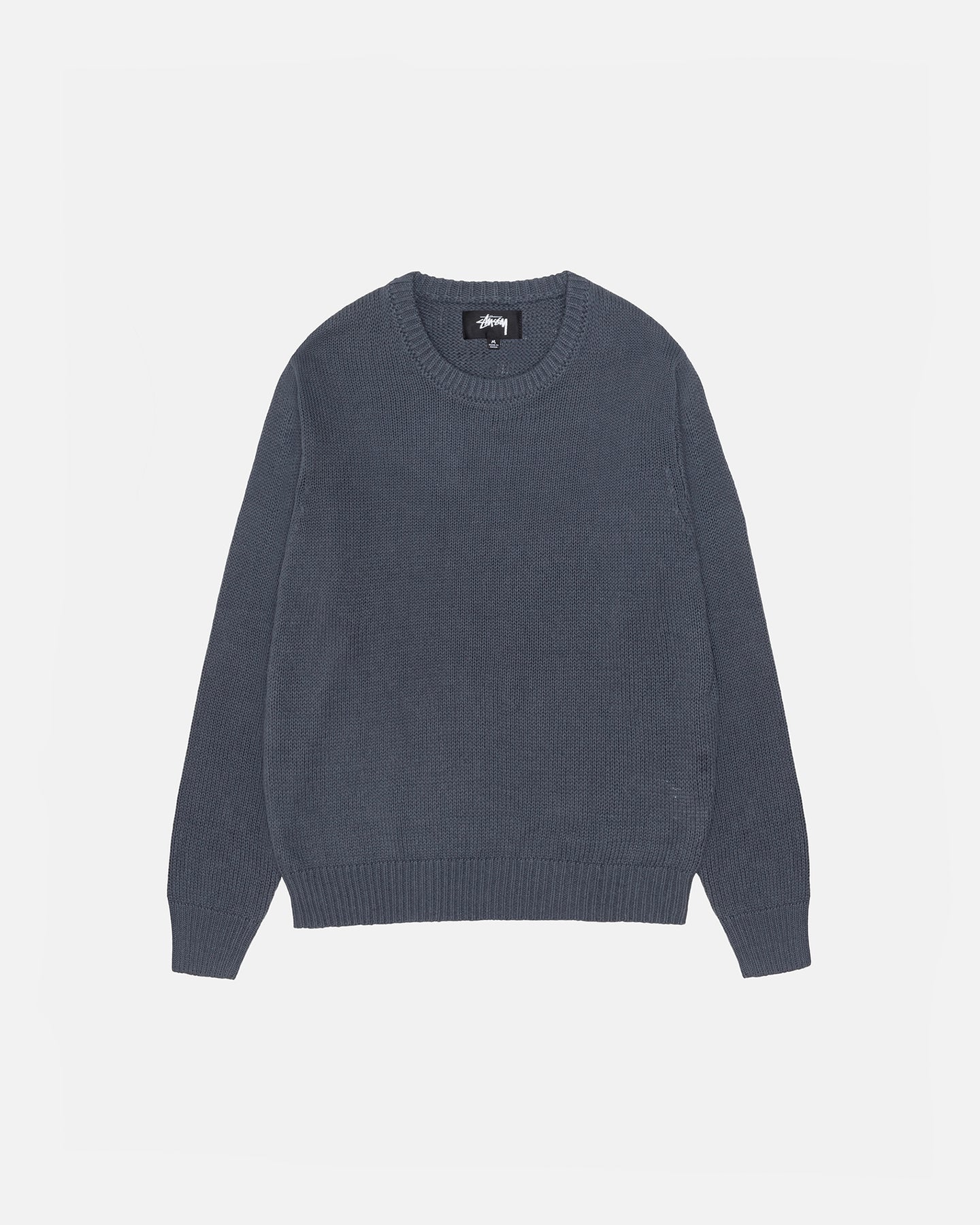 Stussy FW24 Surfman ICON Sweaters: Unisex Crew with Logo Print, Various Sizes and Colors - 图片 2