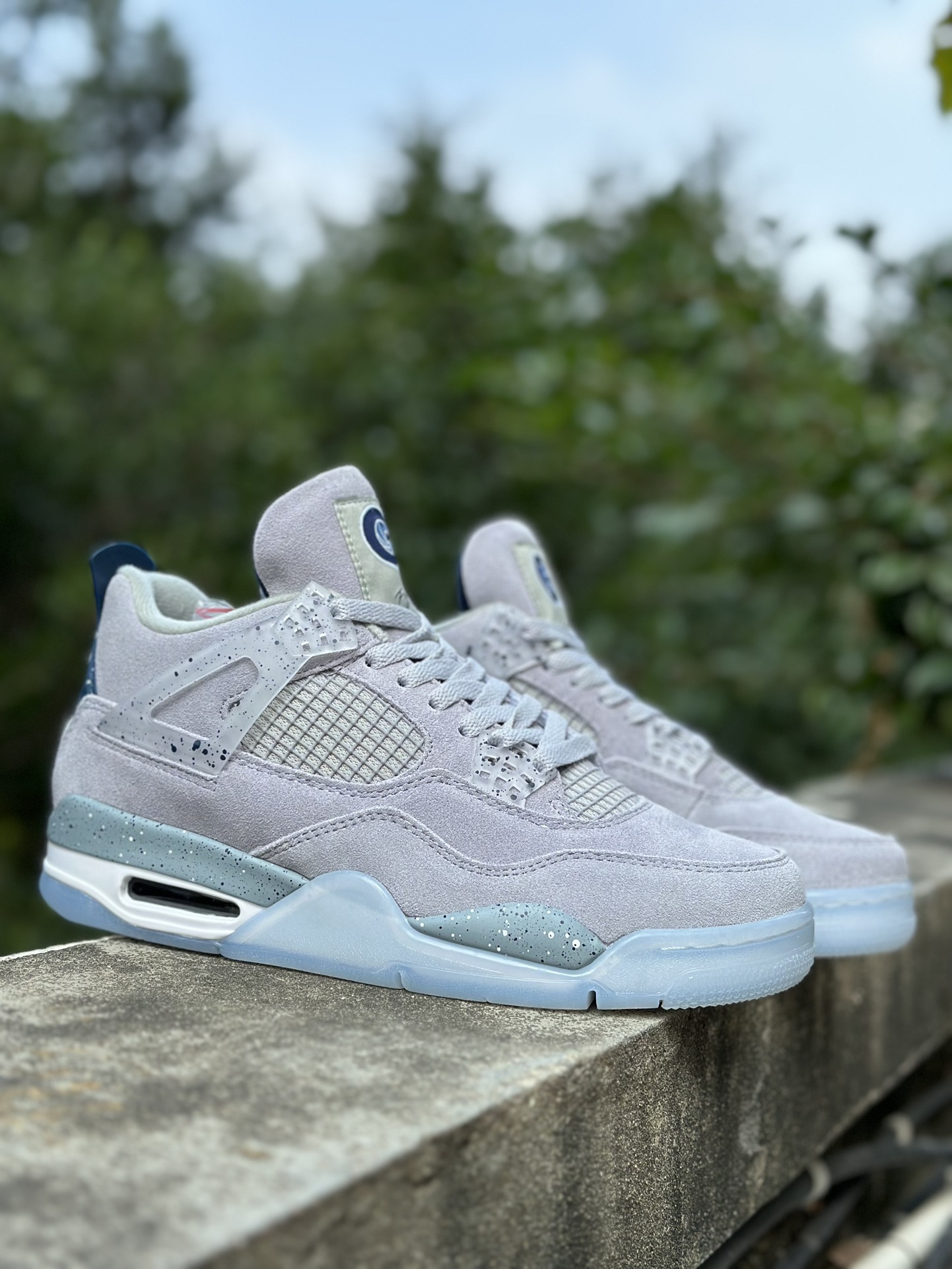 Puro original‼️ Puro original de fábrica‼️ Air Jordan AJ4 Retro edición limitada Universidad de Georgetown ve…