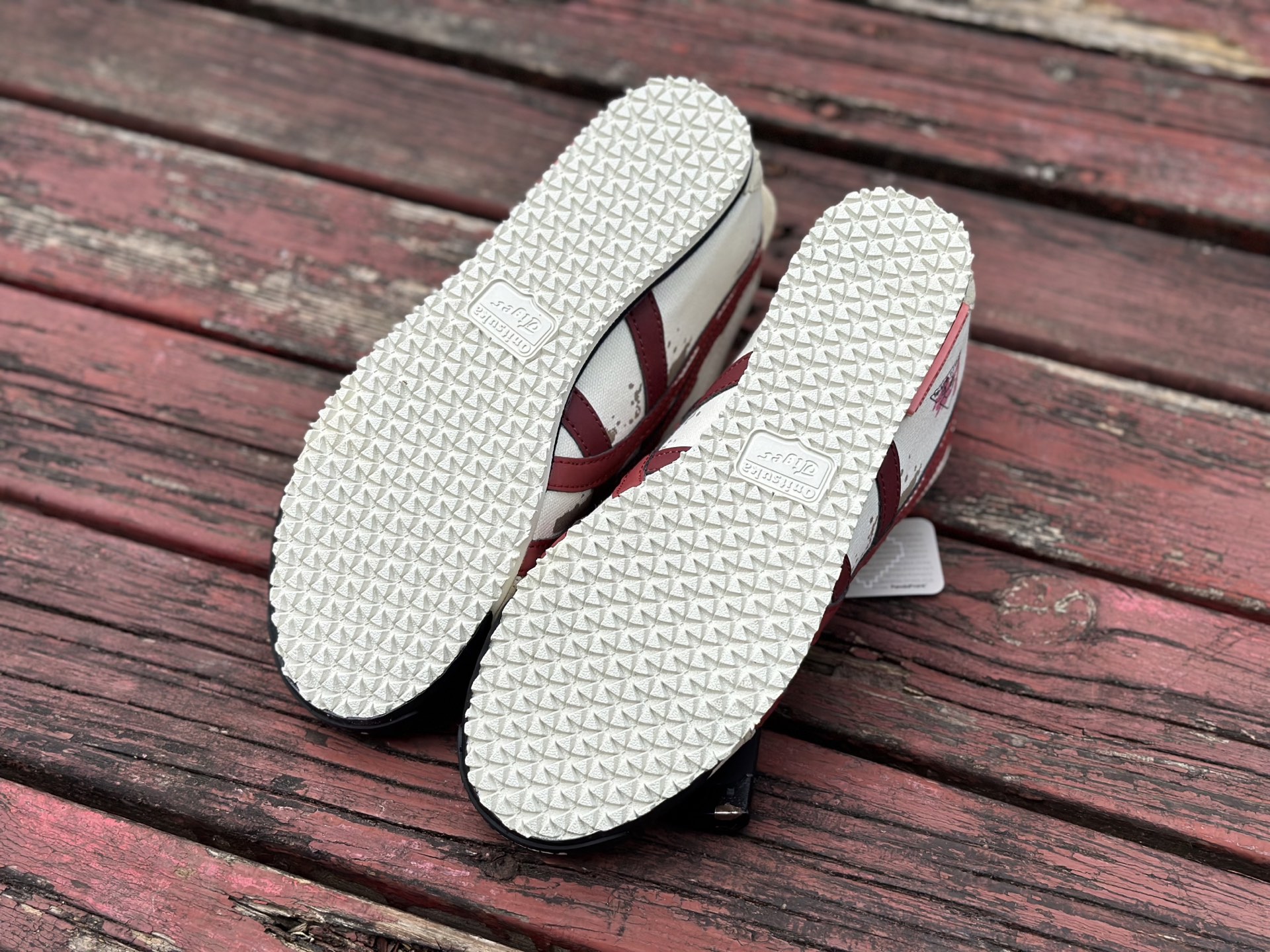 定制球鞋 Onitsuka Tiger鬼塚虎 MEXICO 66 帆布 熊猫恶作剧 棕红 1183A360-205