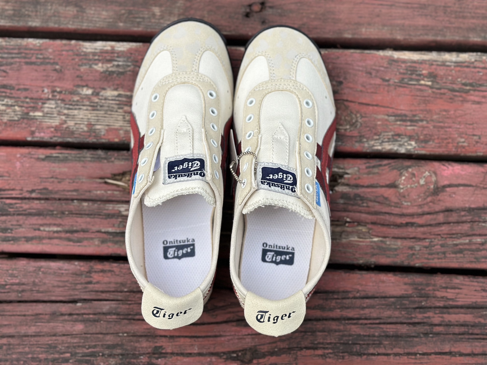 定制球鞋 Onitsuka Tiger鬼塚虎 MEXICO 66 帆布 熊猫恶作剧 棕红 1183A360-205