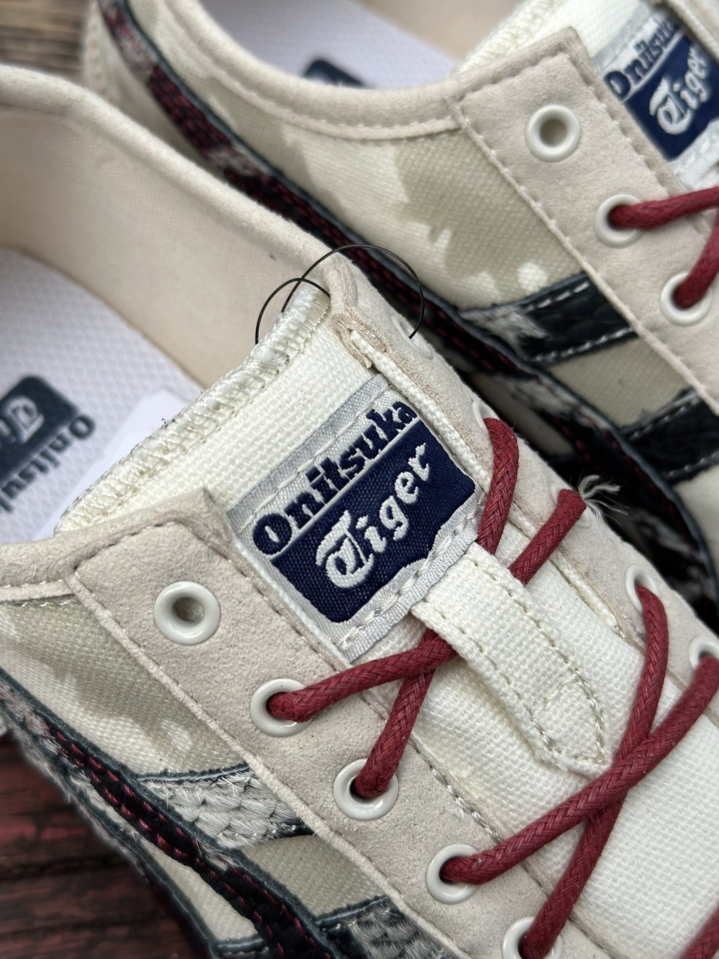 定制球鞋 Onitsuka Tiger鬼塚虎 MEXICO 66 熊猫恶作剧 CNY 蛇年 低帮 生活休闲鞋 男女同款 棕黑红 1183A360-205