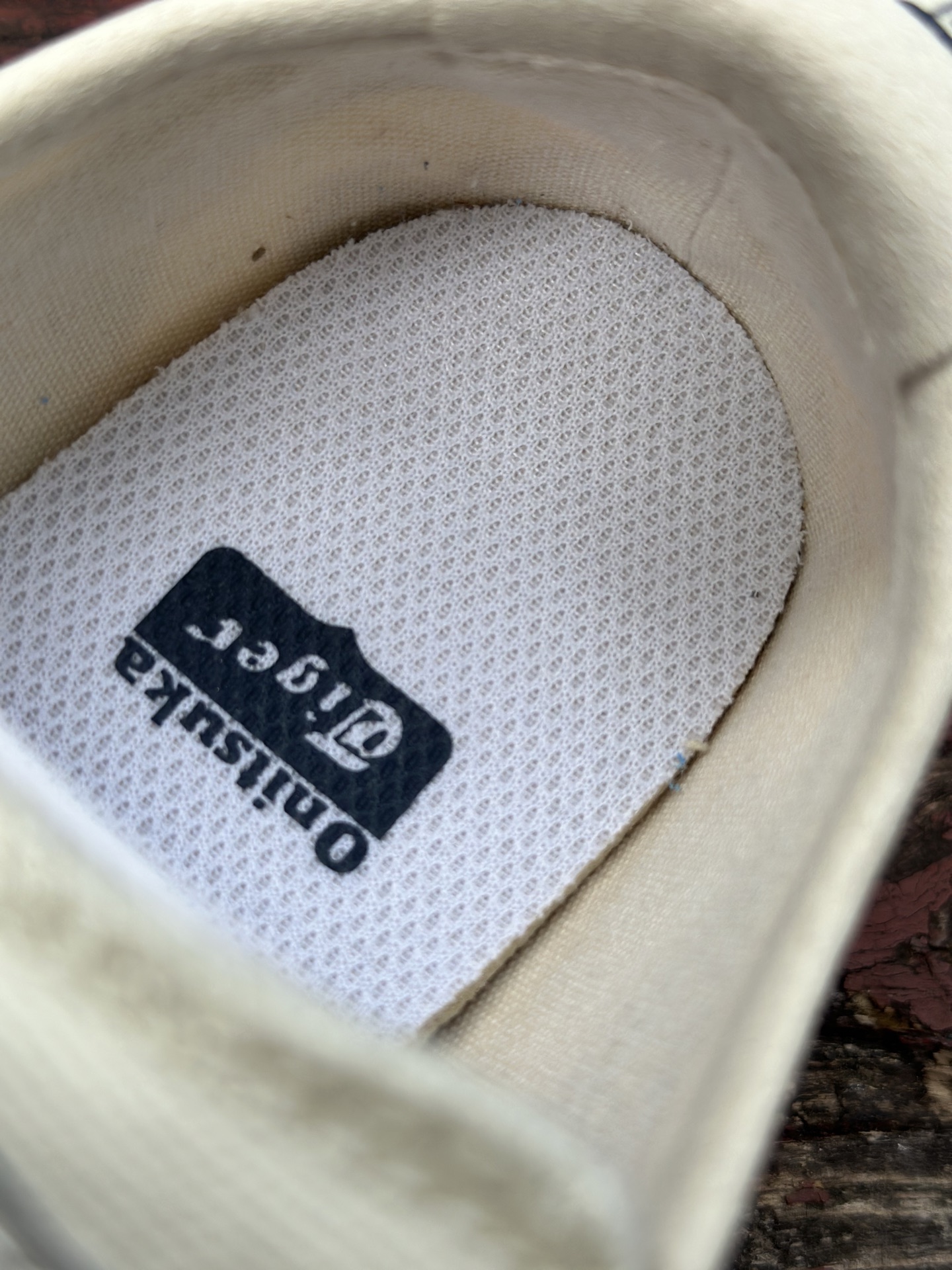 定制球鞋 Onitsuka Tiger鬼塚虎 MEXICO 66 熊猫恶作剧 乘浪钓手 米黑蓝 1183A360-205