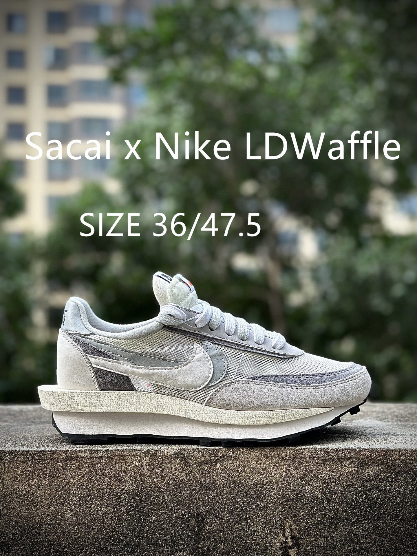 🈴双十一福利纯原福利特价 Sacai x NK LDWaffle Daybreak 灰黑黄MD缓震大底 
