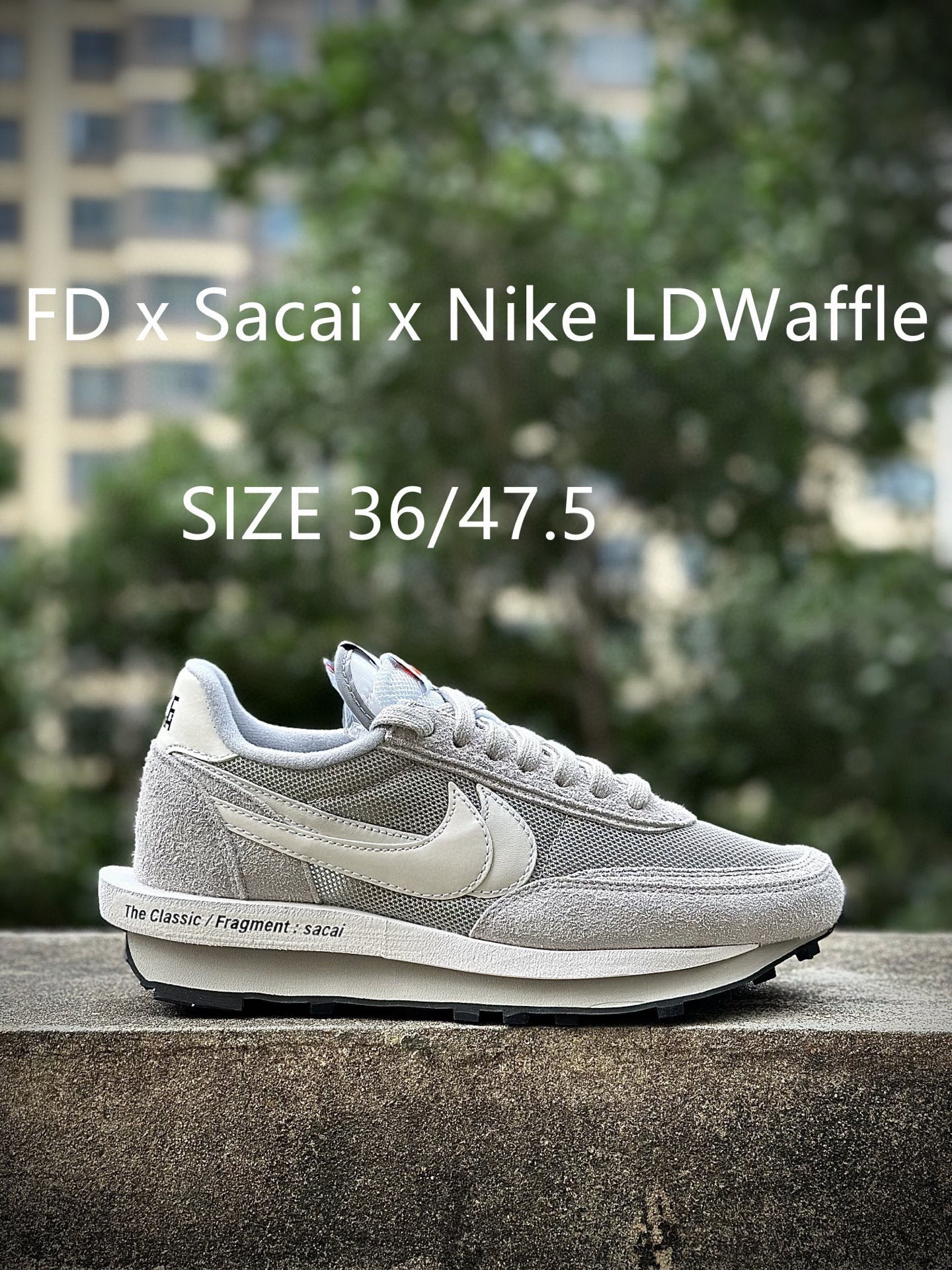 🈴双十一福利纯原福利特价 Sacai x NK LDWaffle Daybreak 灰黑黄MD缓震大底 