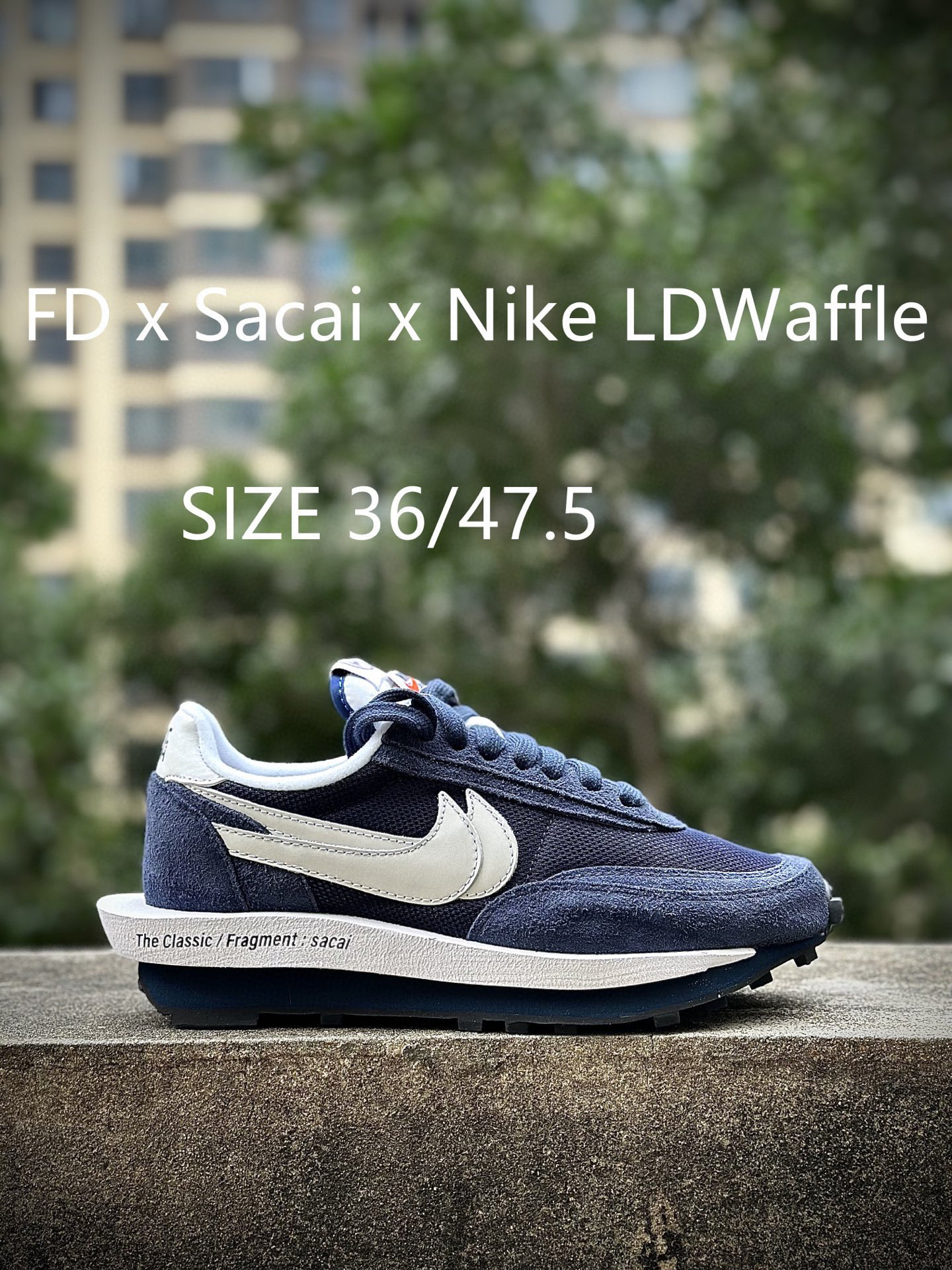 🈴双十一福利纯原福利特价 Sacai x NK LDWaffle Daybreak 灰黑黄MD缓震大底 
