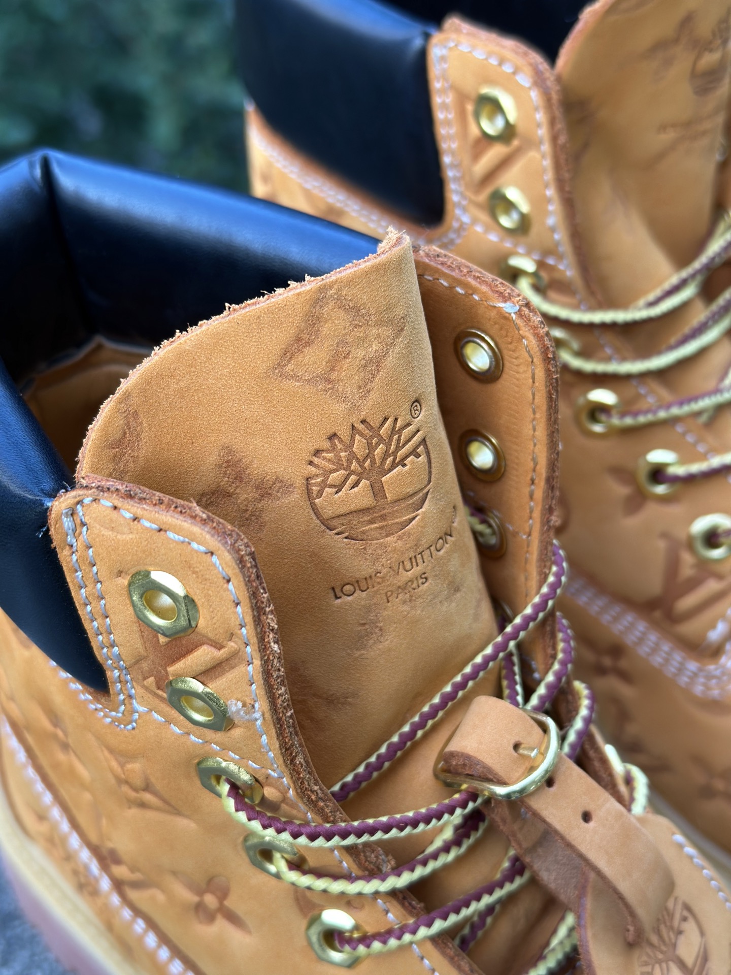 Timberland添柏岚靴子天伯伦高帮马丁靴 路易威登联名 LV路易威登 X Trainer Sneaker Low 休闲运动文化百搭板鞋