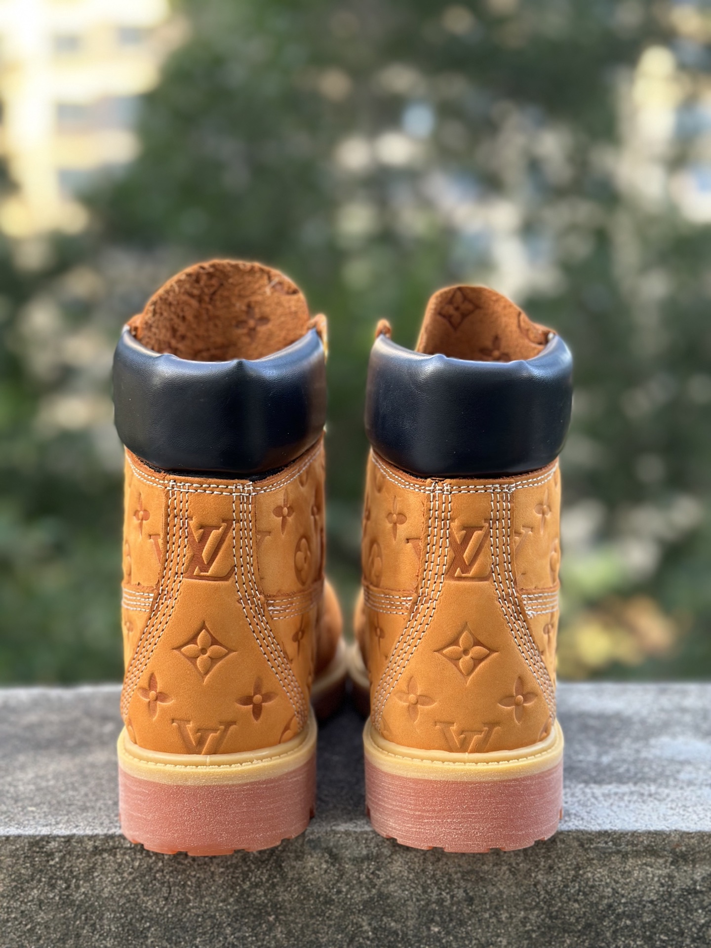 Timberland添柏岚靴子天伯伦高帮马丁靴 路易威登联名 LV路易威登 X Trainer Sneaker Low 休闲运动文化百搭板鞋