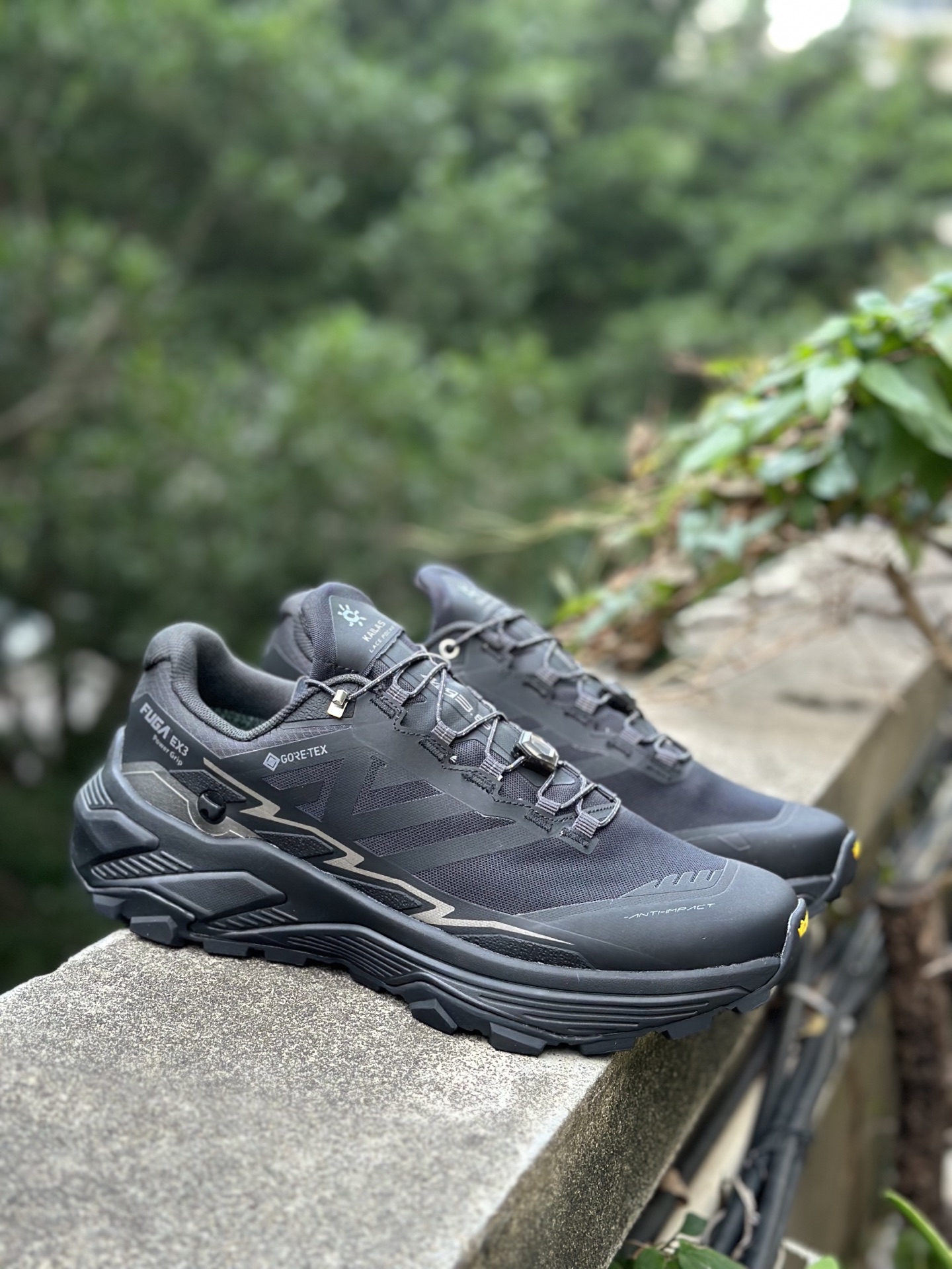 KAILFUGA E宽楦版 登山徒步户外运动防滑透气轻便 越野跑步鞋