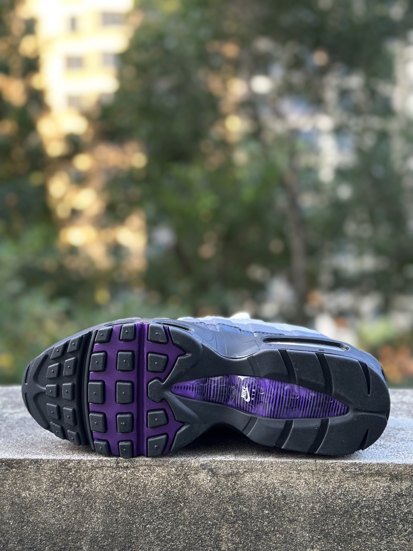 NK Air Max 95 灰紫 潮流百搭 气垫缓震慢跑鞋 HD8015-003 NK Air Max 95 灰紫 潮流百搭 气垫缓震慢跑鞋 HD8015-003
