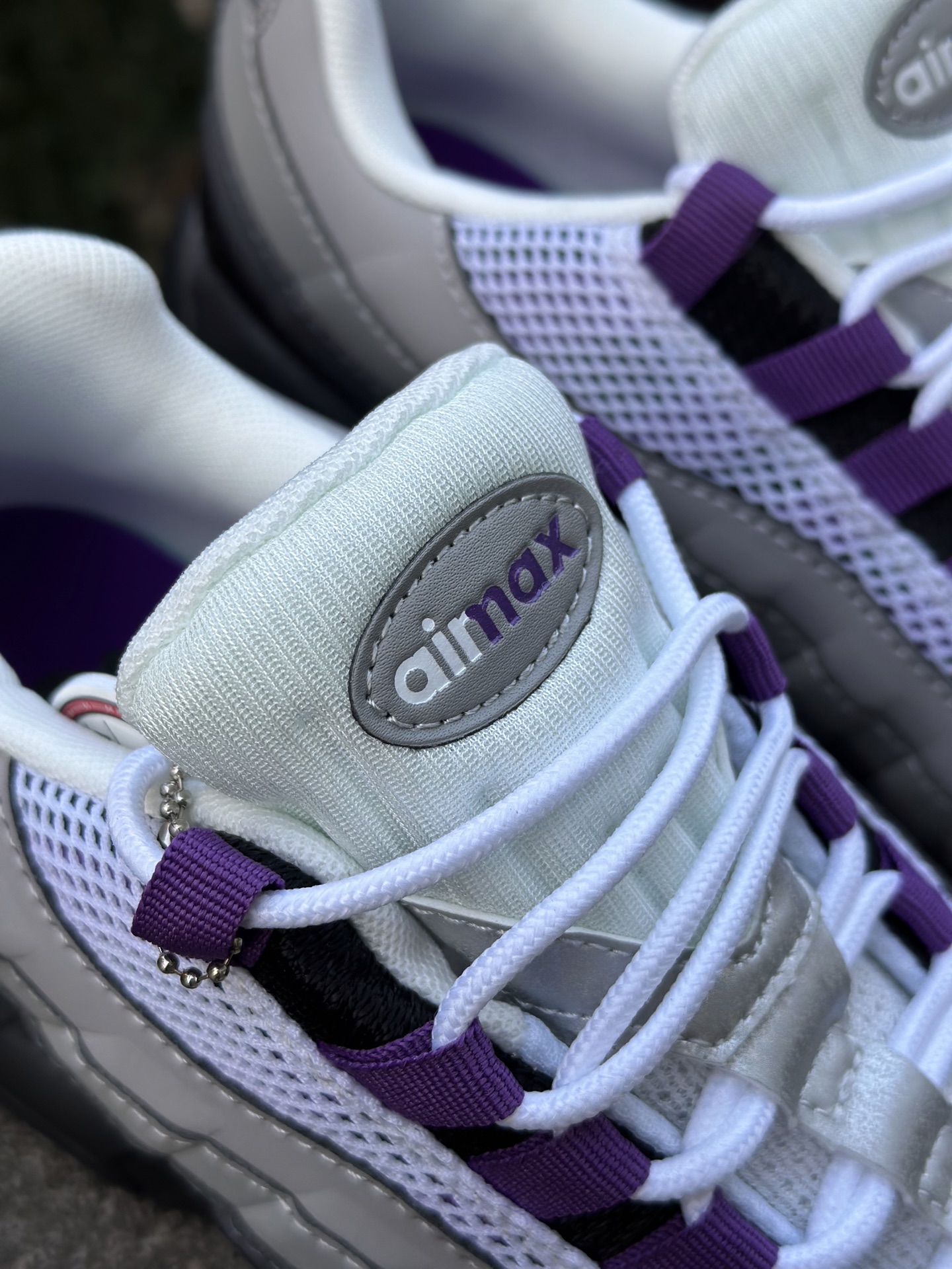 NK Air Max 95 灰紫 潮流百搭 气垫缓震慢跑鞋 HD8015-003 NK Air Max 95 灰紫 潮流百搭 气垫缓震慢跑鞋 HD8015-003