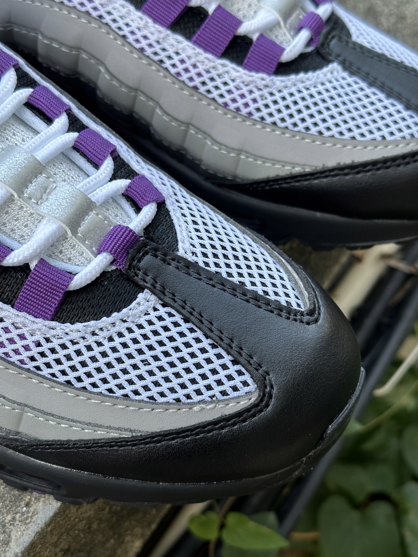 NK Air Max 95 灰紫 潮流百搭 气垫缓震慢跑鞋 HD8015-003 NK Air Max 95 灰紫 潮流百搭 气垫缓震慢跑鞋 HD8015-003