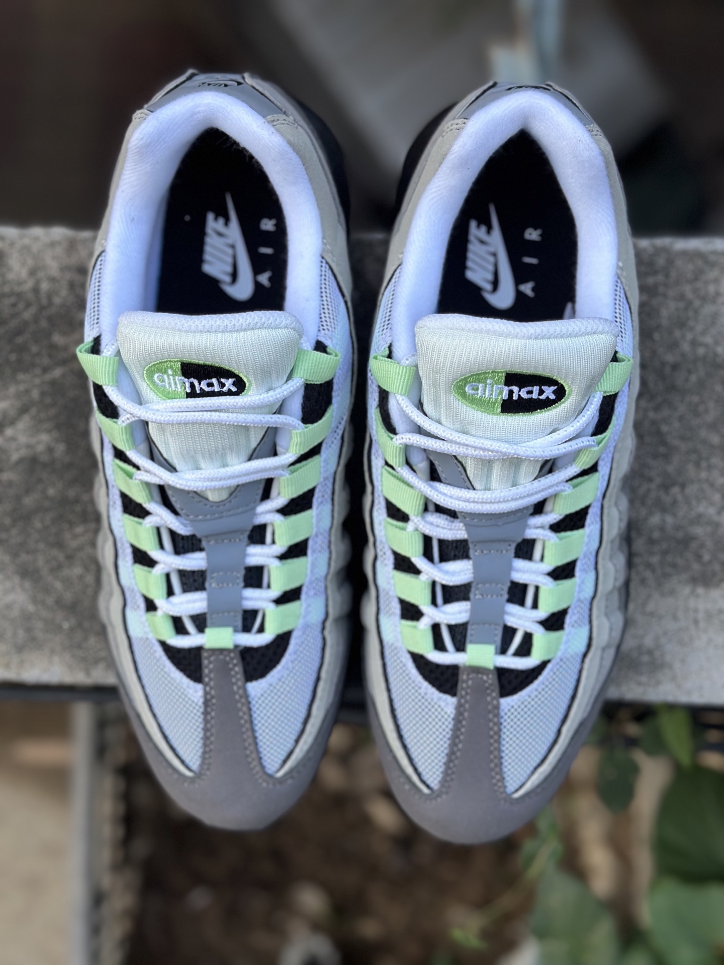 NK Air Max 95 薄荷绿 潮流百搭 气垫缓震慢跑鞋 CD7495-101 NK Air Max 95 薄荷绿 潮流百搭 气垫缓震慢跑鞋 CD7495-101