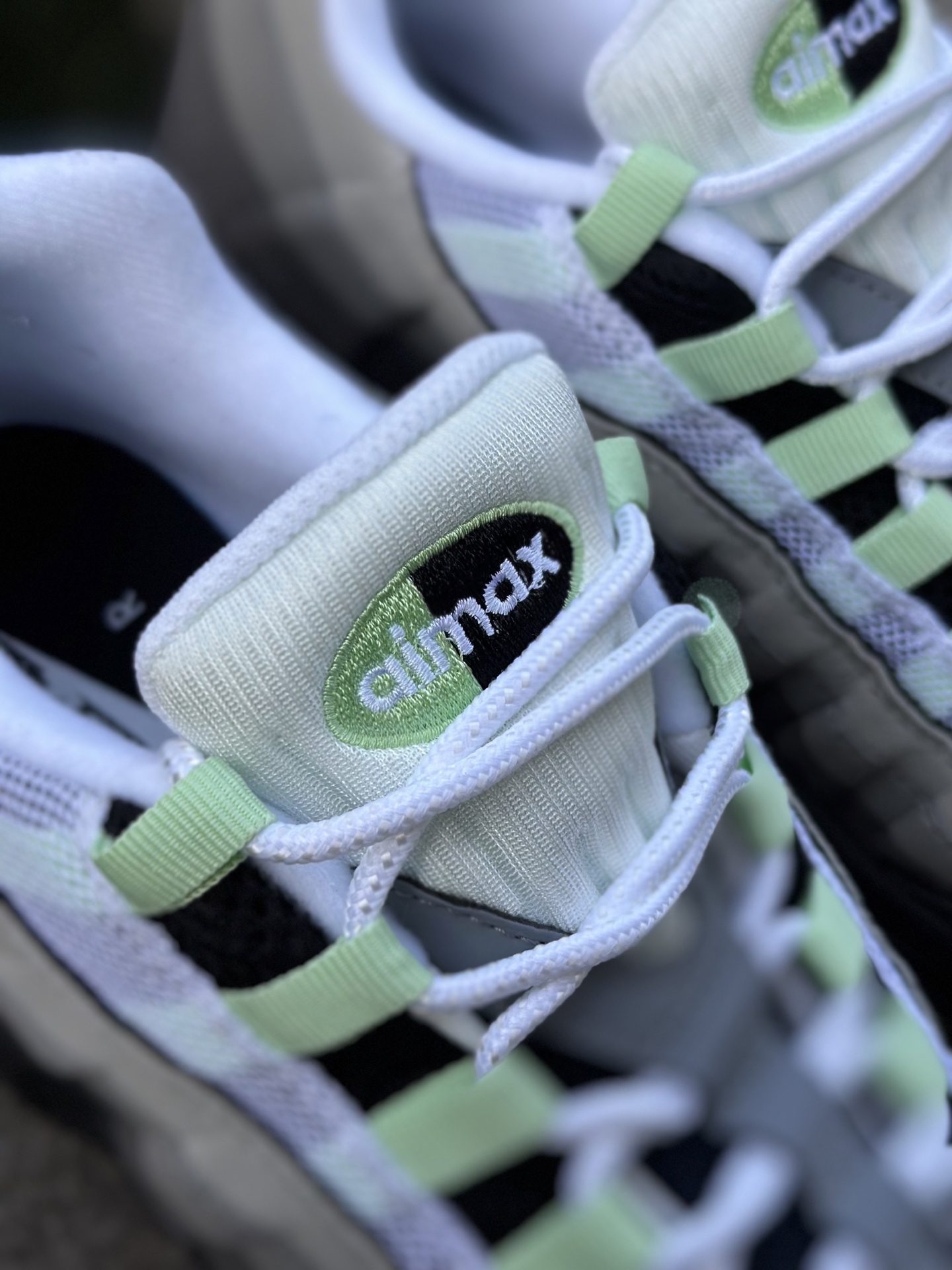 NK Air Max 95 薄荷绿 潮流百搭 气垫缓震慢跑鞋 CD7495-101 NK Air Max 95 薄荷绿 潮流百搭 气垫缓震慢跑鞋 CD7495-101