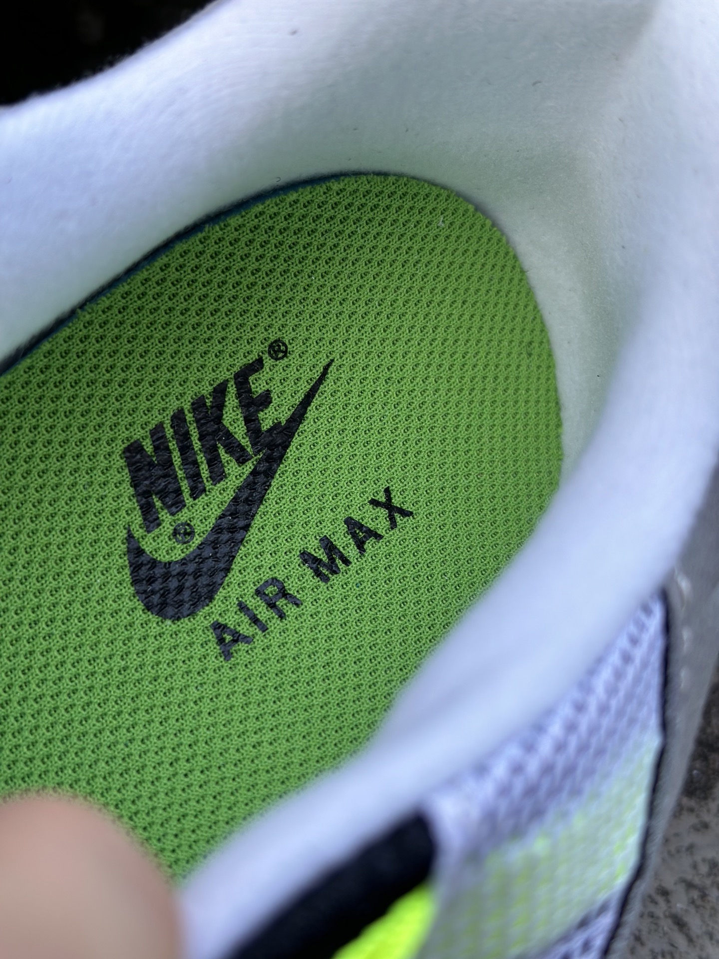 NK Air Max 95 荧光绿 潮流百搭 气垫缓震慢跑鞋 307962-002