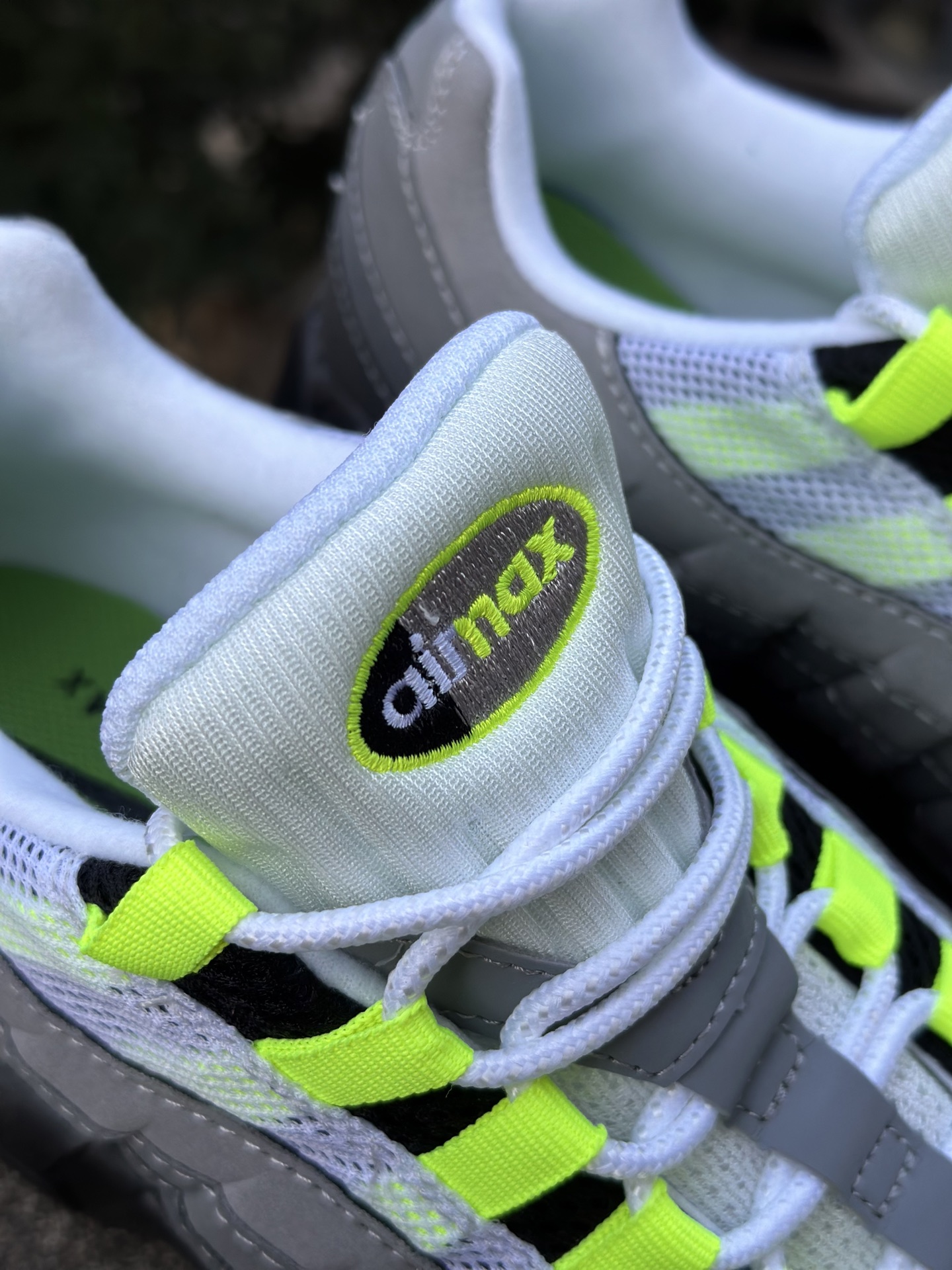 NK Air Max 95 荧光绿 潮流百搭 气垫缓震慢跑鞋 307962-002