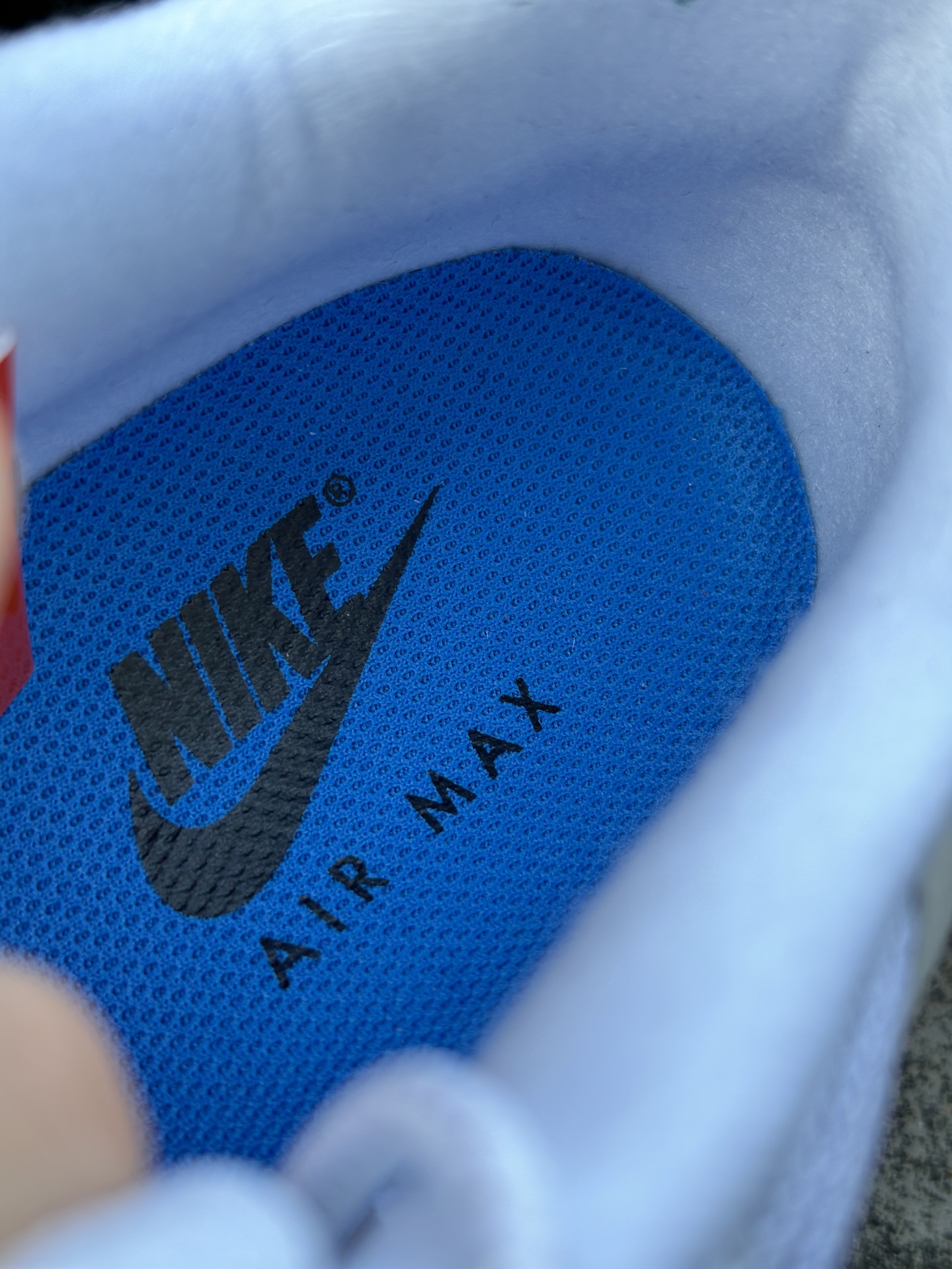 NK Air Max 95 灰白蓝 潮流百搭 气垫缓震慢跑鞋 609048-104