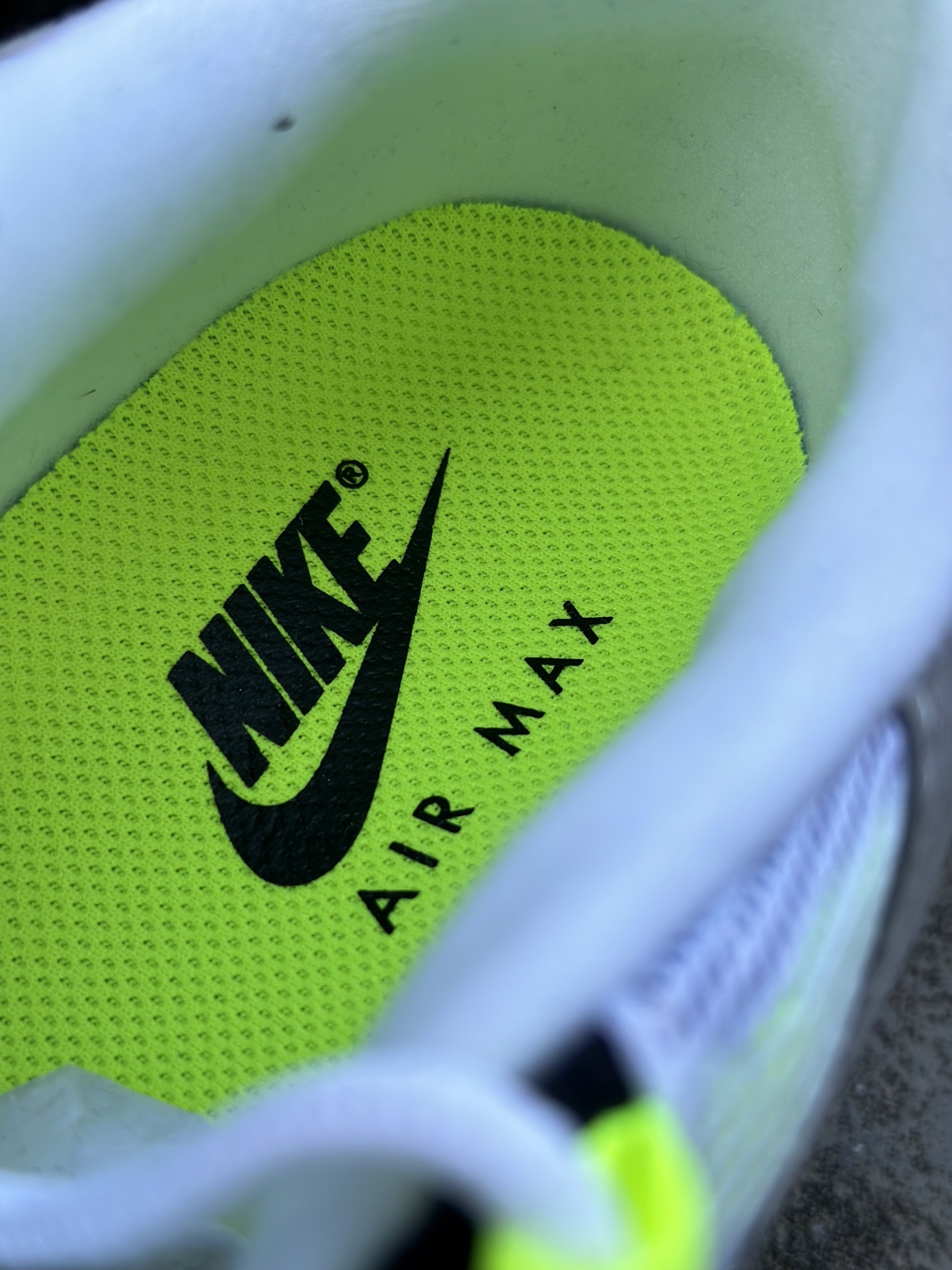 NK Air Max 95 荧光绿 潮流百搭 气垫缓震慢跑鞋