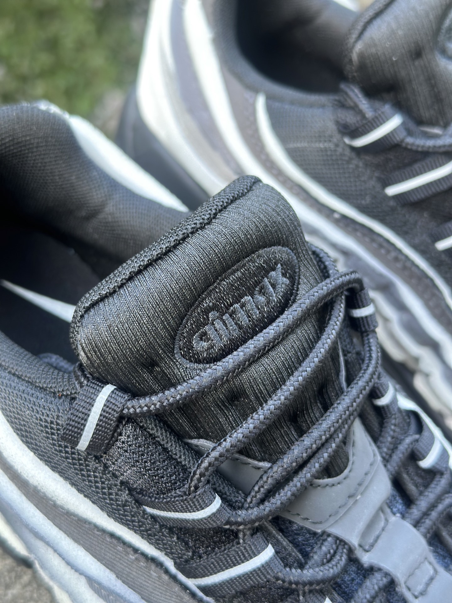 NK Air Max 95 CDG 黑白灰 潮流百搭 气垫缓震慢跑鞋 CU8406-101