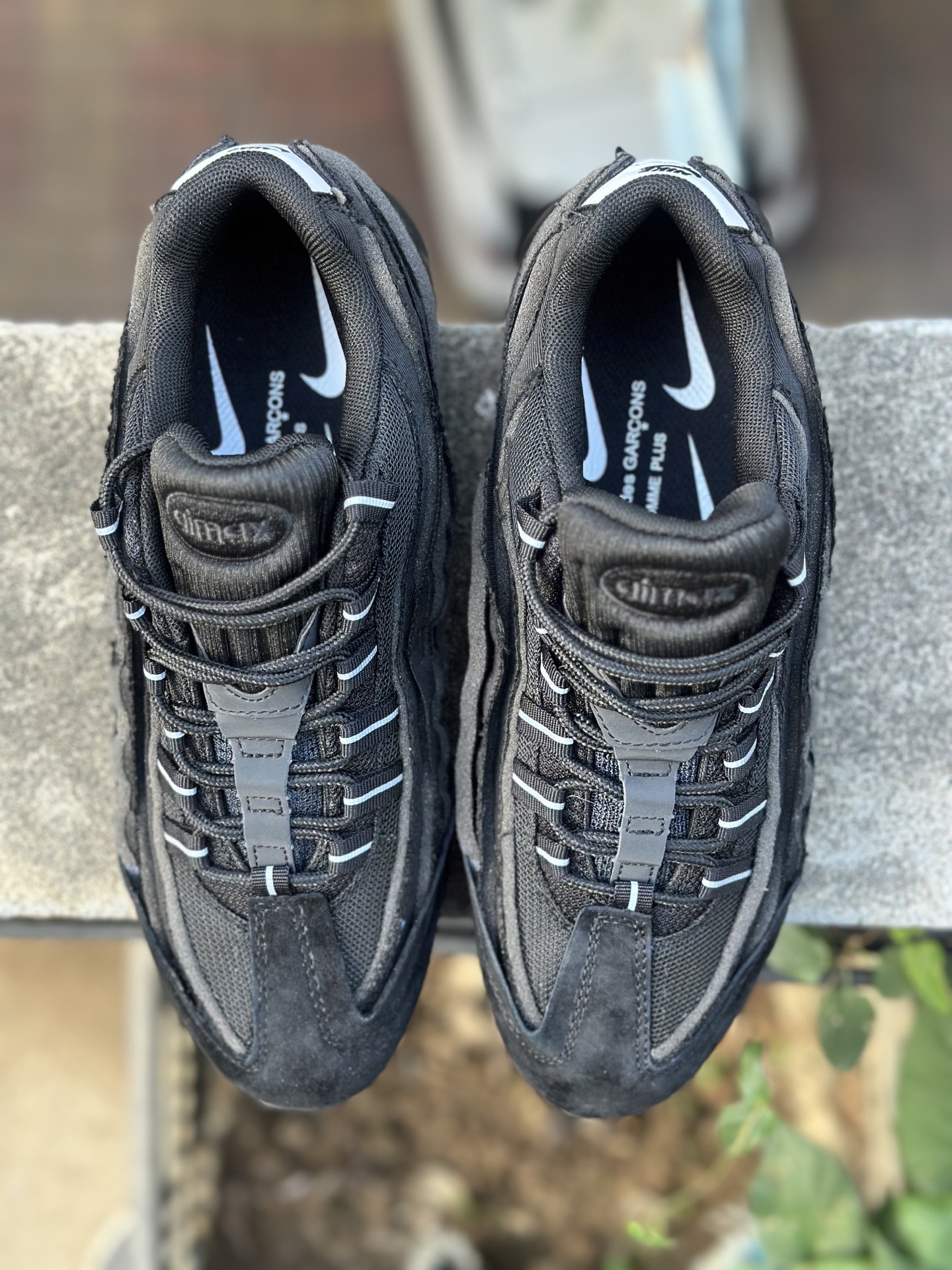 NK Air Max 95 CDG 黑武士 潮流百搭 气垫缓震慢跑鞋 CU8406-001