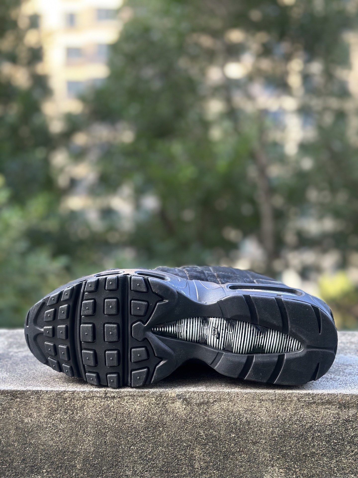 NK Air Max 95 CDG 黑武士 潮流百搭 气垫缓震慢跑鞋 CU8406-001