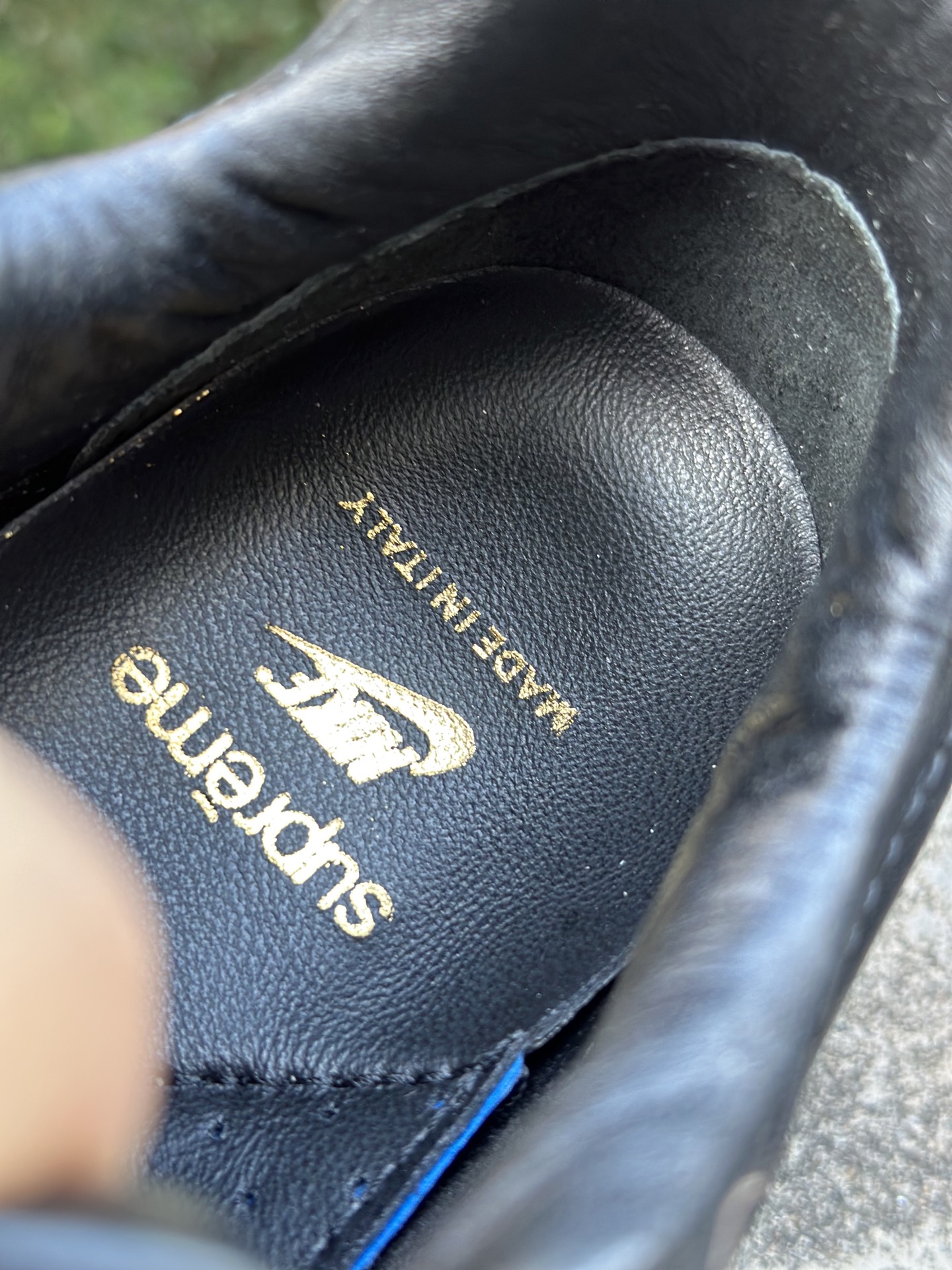 Supreme x NK Air Max 95 Lux 潮流舒适 皮革 低帮跑步鞋 男款 黑色 潮流百搭 气垫缓震慢跑鞋 CI0999-001 Supreme x NK Air Max 95 Lux 潮流舒适 皮革 低帮跑步鞋 男款 黑色 潮流百搭 气垫缓震慢跑鞋 CI0999-001