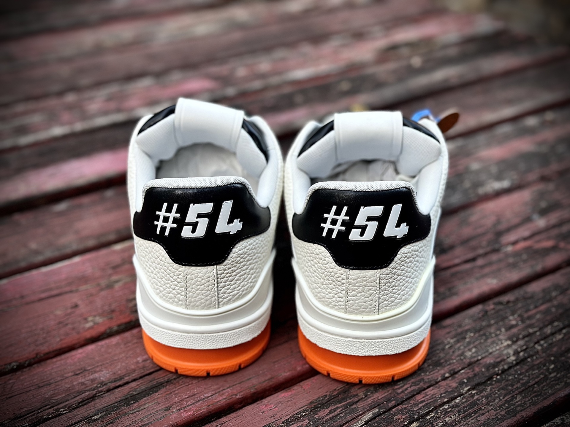 LOUIS VUITTTrainer 牛仔布皮革 休闲 低帮 时尚板鞋