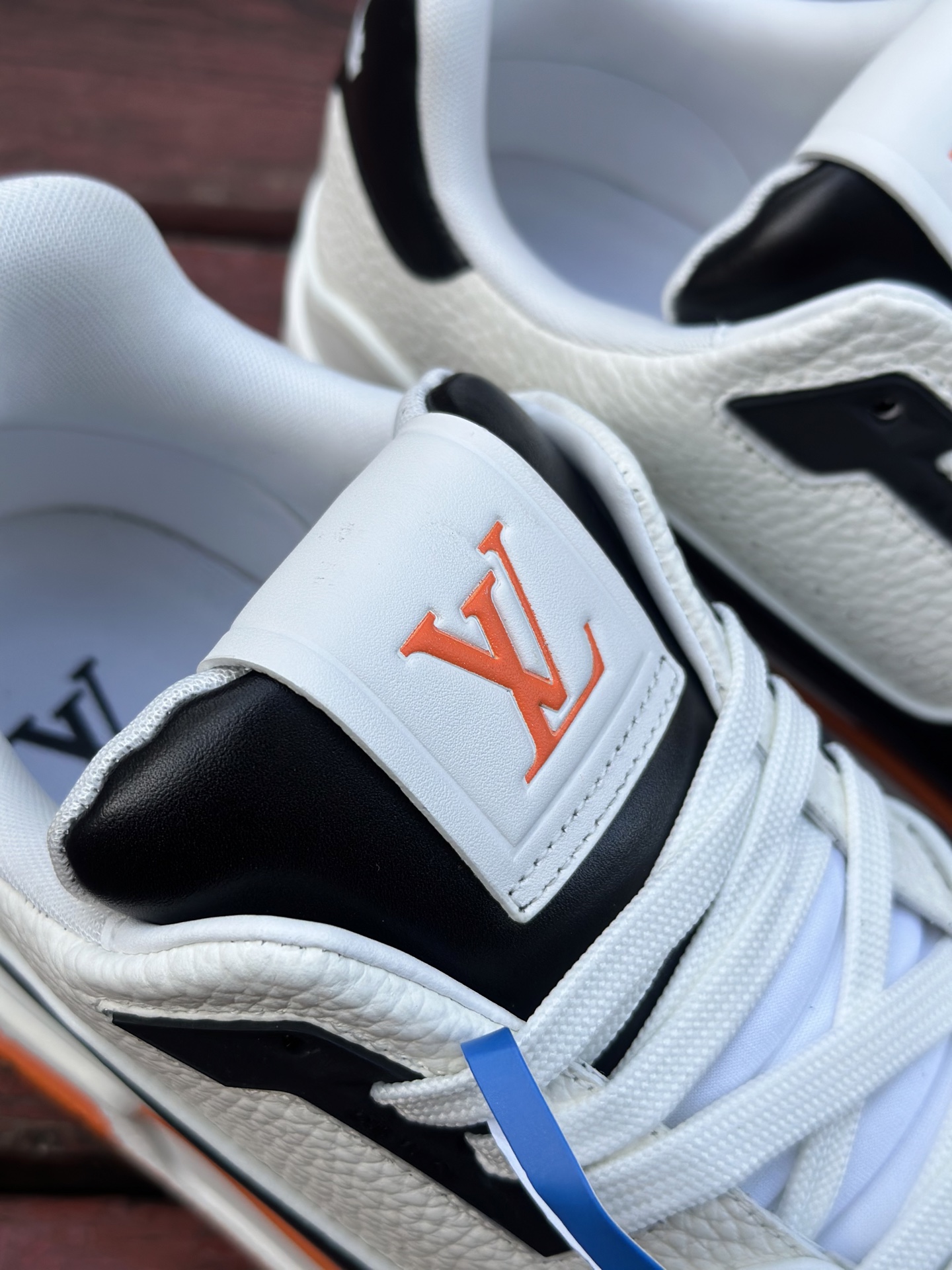 LOUIS VUITTTrainer 牛仔布皮革 休闲 低帮 时尚板鞋