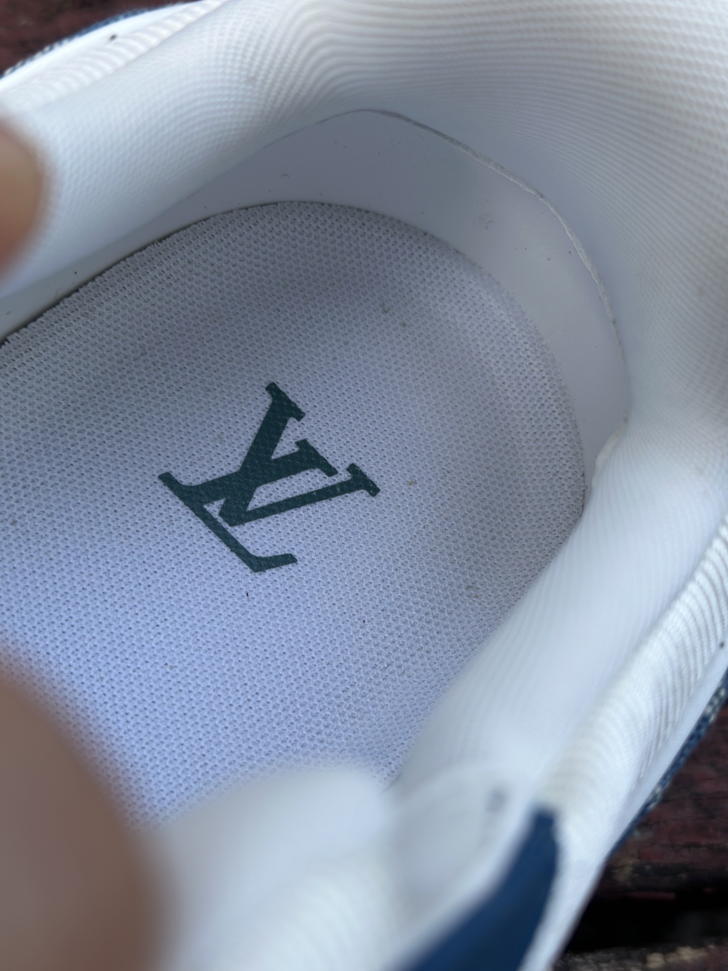 LOUIS VUITTTrainer 牛仔布皮革 休闲 低帮 时尚板鞋