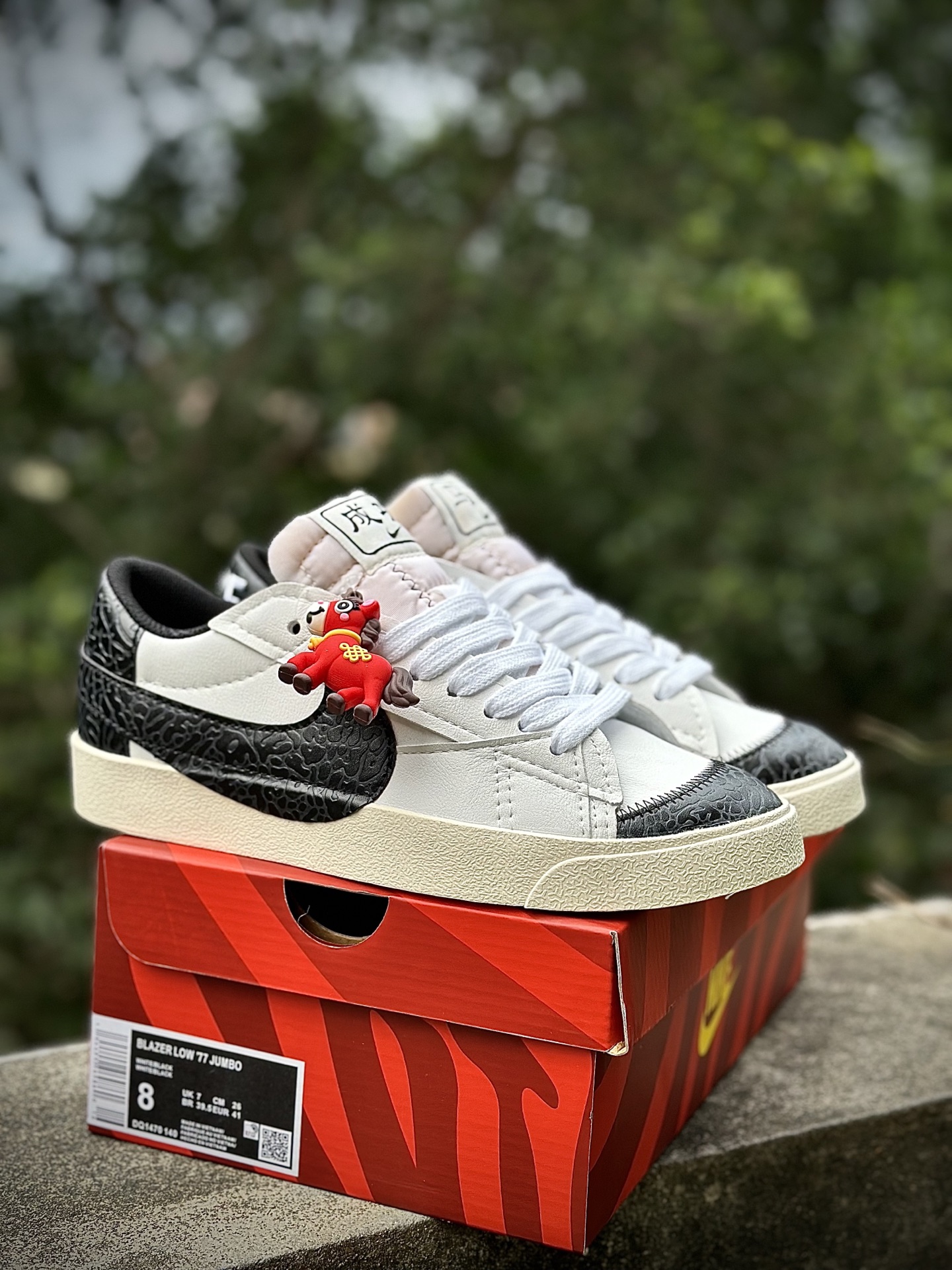Nike Blazer '77 Jumbo 复古休闲 防滑耐磨轻便 低帮 板鞋 马年限定 DQ1470-160