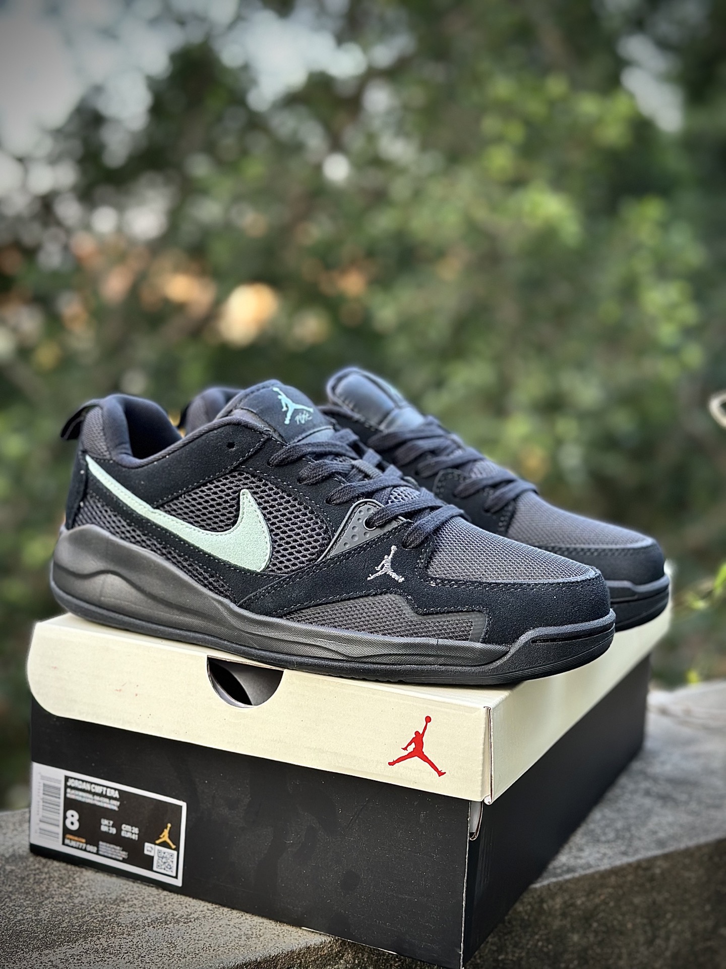 Jordan CMFT Era Chicago 柔软舒适 防滑耐磨 低帮 生活休闲鞋 墨绿