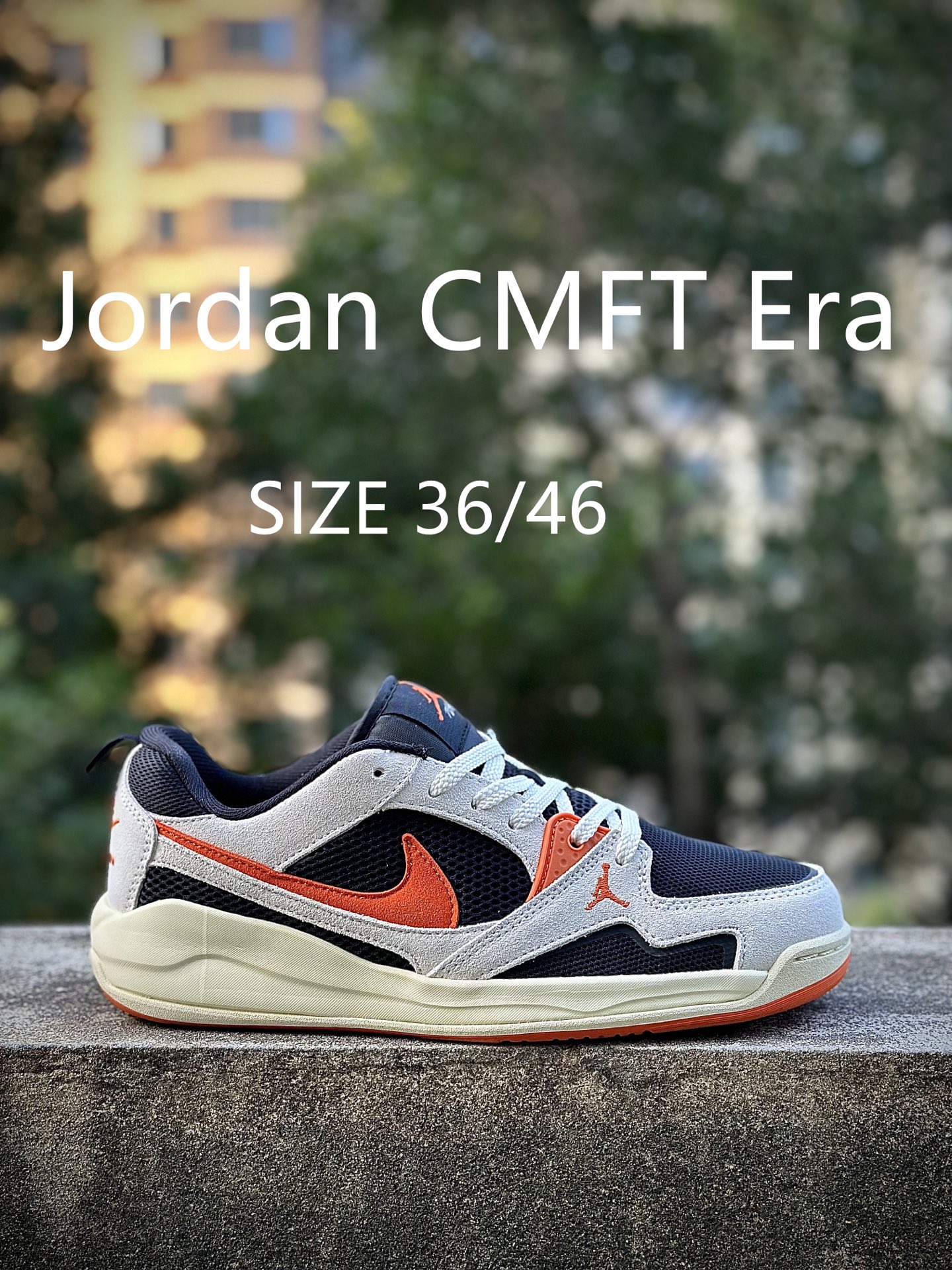 Jordan CMFT Era Chicago 柔软舒适 防滑耐磨 低帮 生活休闲鞋