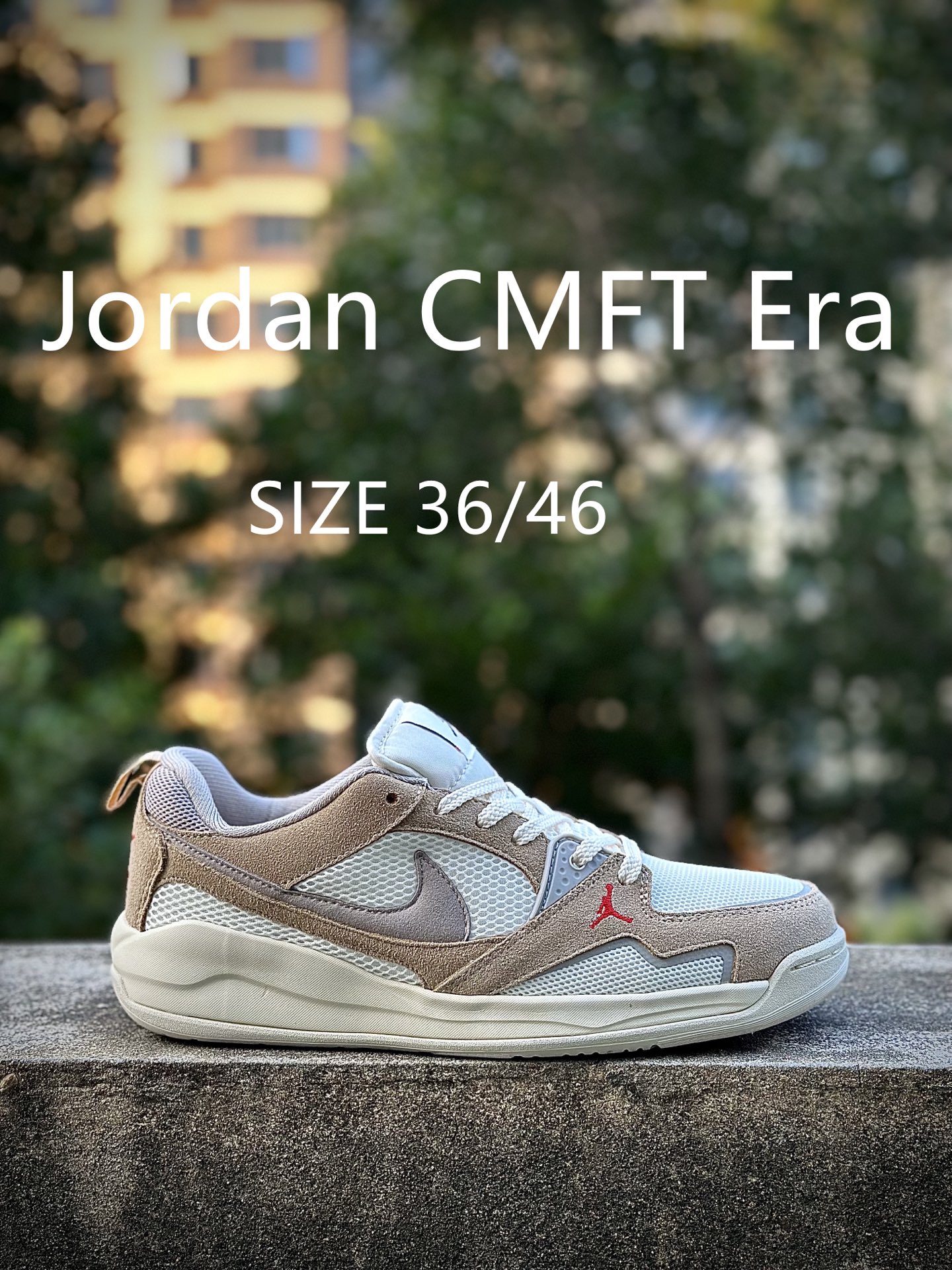 Jordan CMFT Era Chicago 柔软舒适 防滑耐磨 低帮 生活休闲鞋