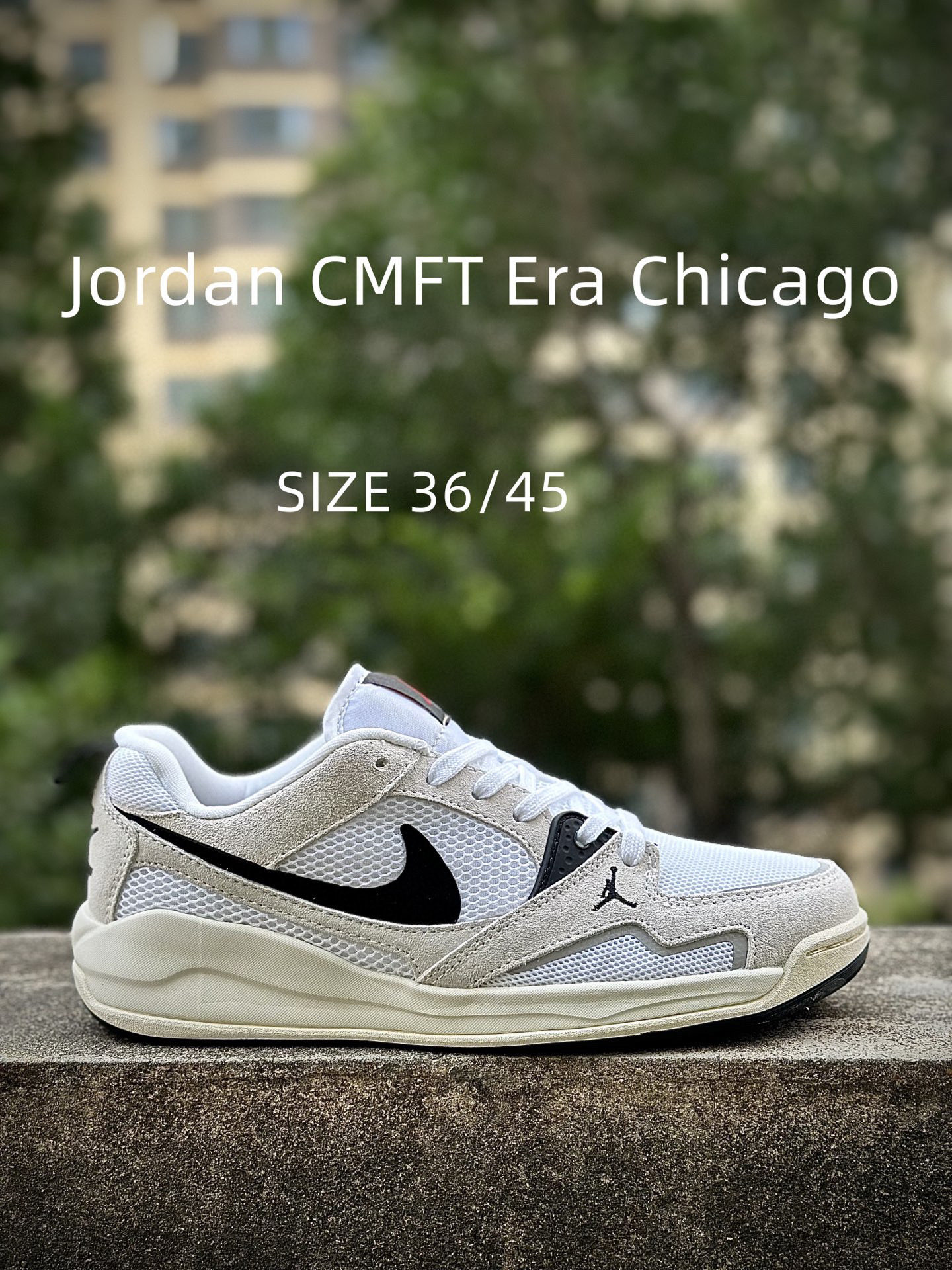 Jordan CMFT Era Chicago 柔软舒适 防滑耐磨 低帮 生活休闲鞋