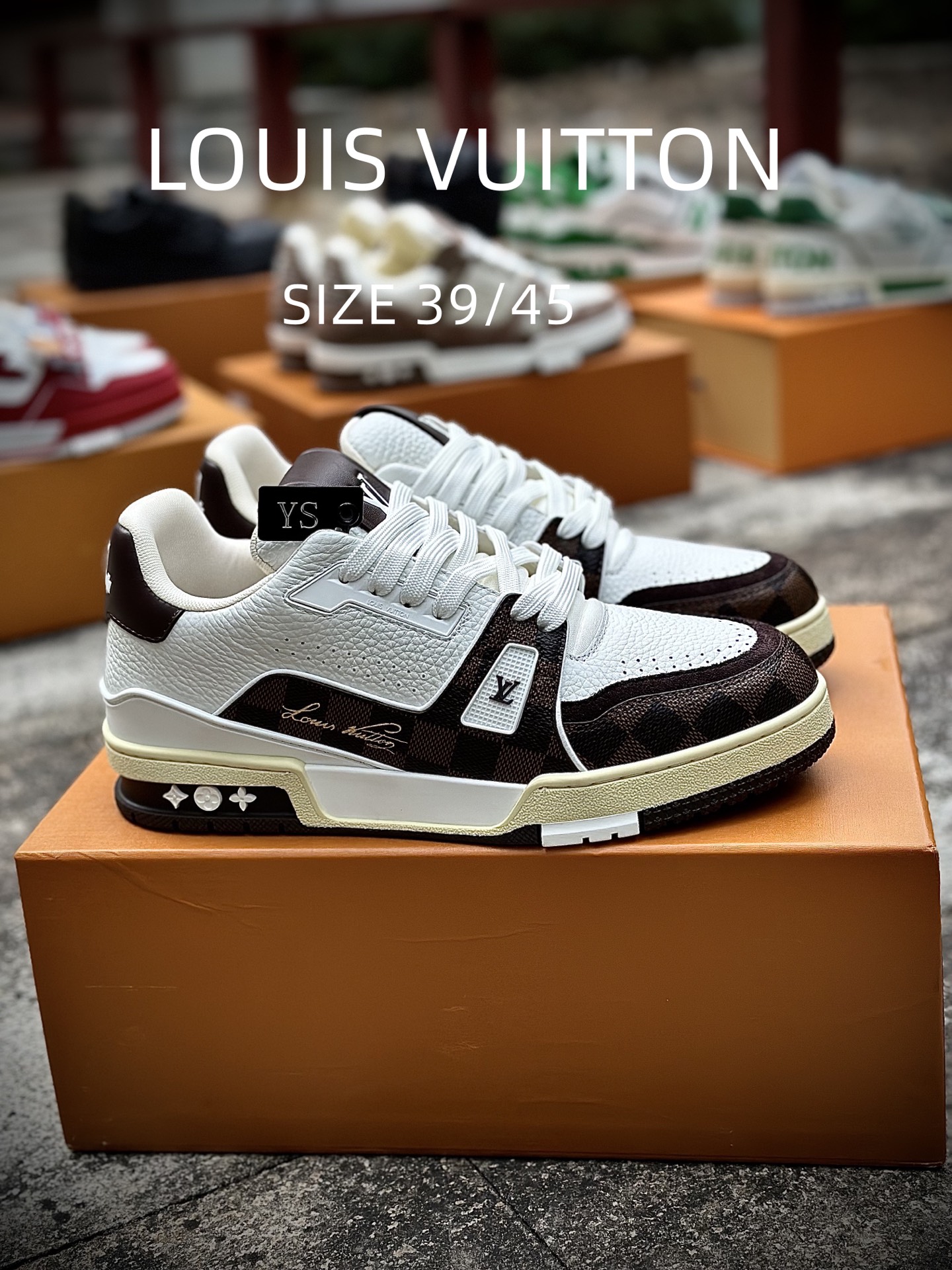 Louis VuittTrainer lv时装走秀运动鞋 完美鞋型超高的清洁度 Louis VuittTrainer lv时装走秀运动鞋 完美鞋型超高的清洁度