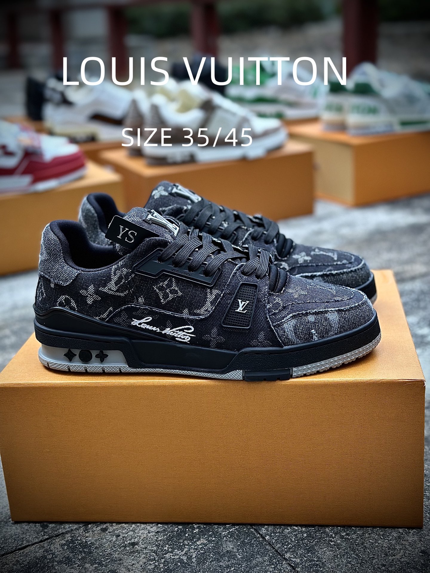 Louis VuittTrainer lv时装走秀运动鞋 完美鞋型超高的清洁度 Louis VuittTrainer lv时装走秀运动鞋 完美鞋型超高的清洁度