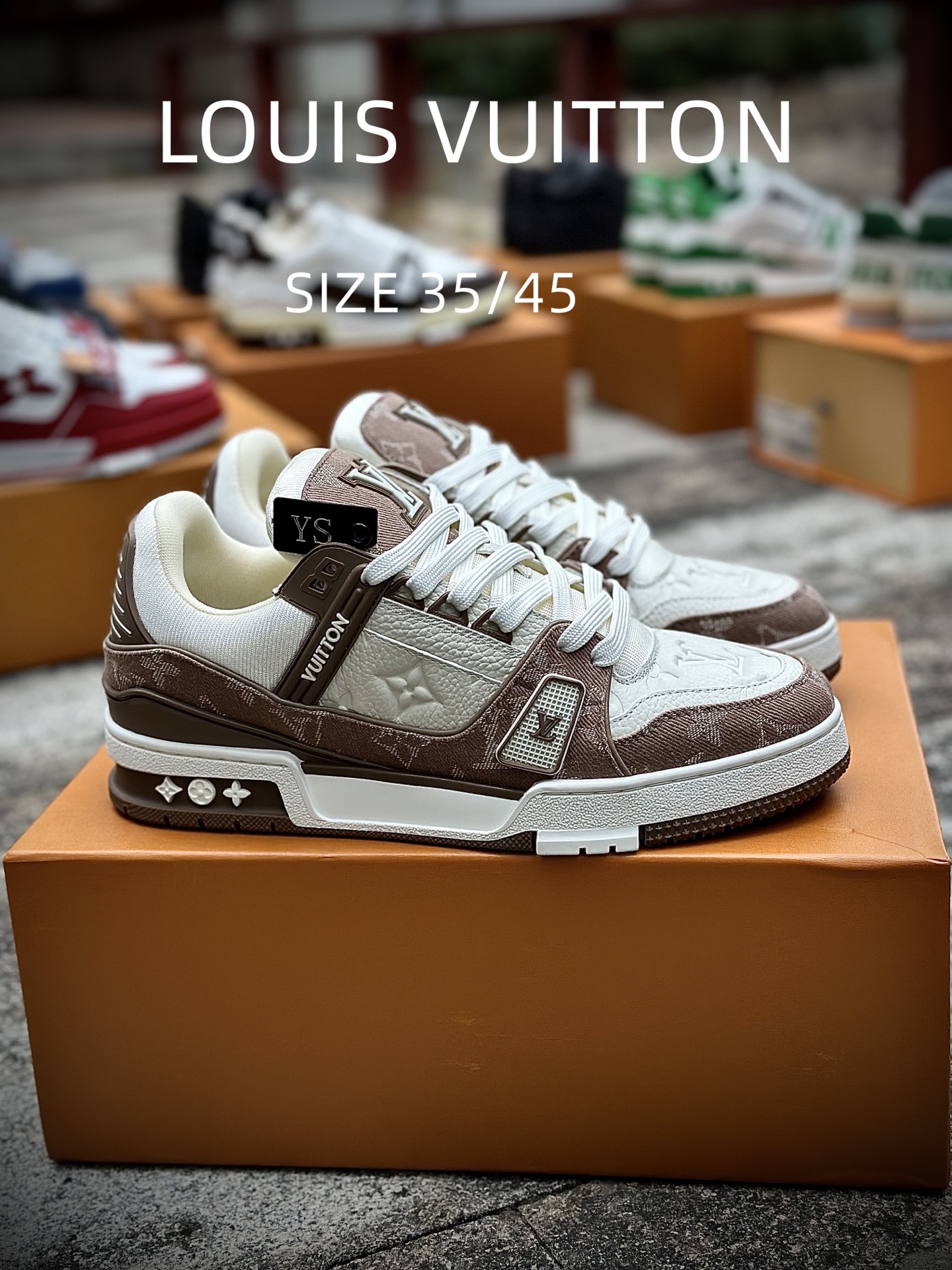 Louis VuittTrainer lv时装走秀运动鞋 完美鞋型超高的清洁度 Louis VuittTrainer lv时装走秀运动鞋 完美鞋型超高的清洁度