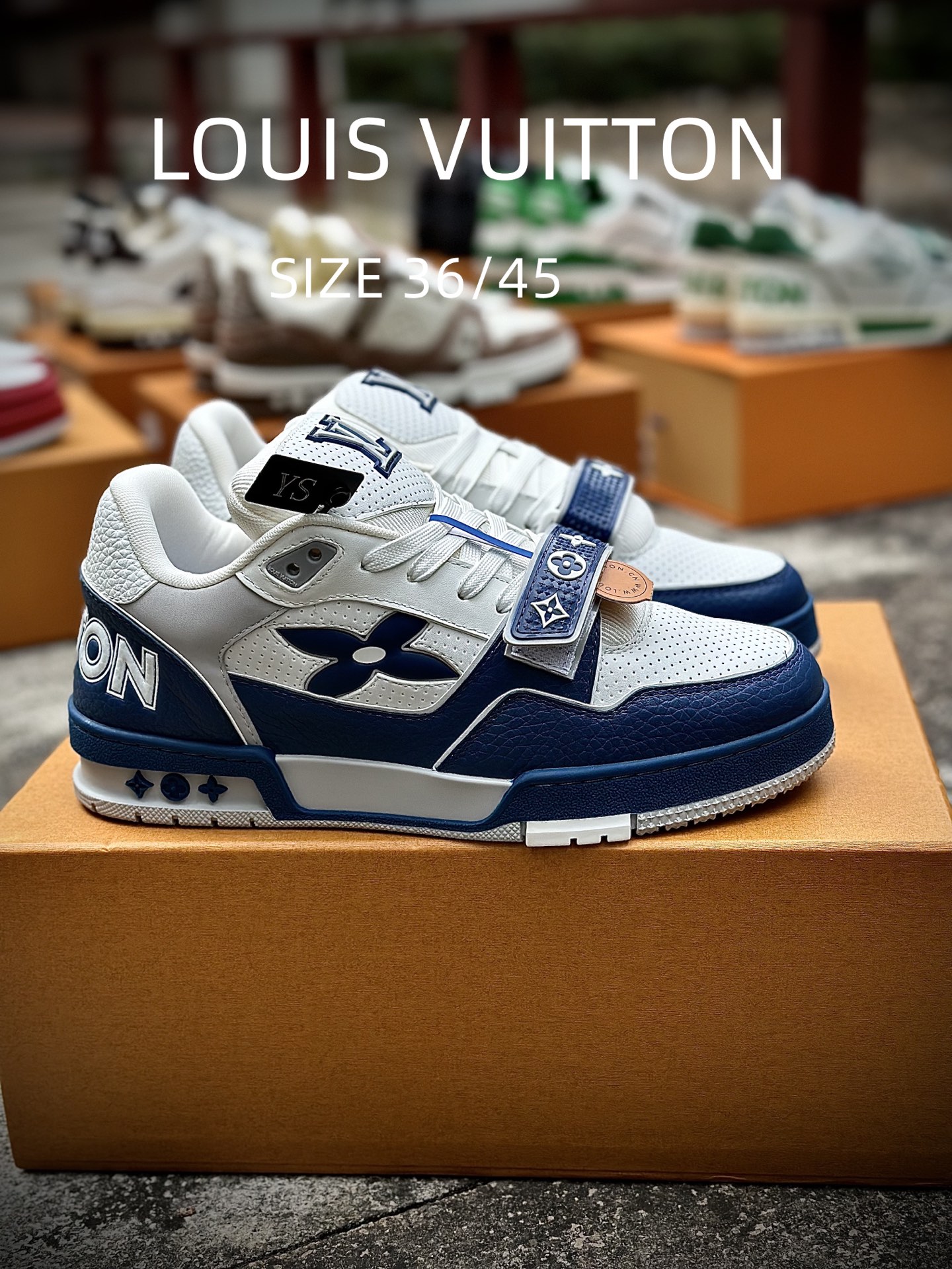 Louis VuittTrainer lv时装走秀运动鞋 完美鞋型超高的清洁度 Louis VuittTrainer lv时装走秀运动鞋 完美鞋型超高的清洁度