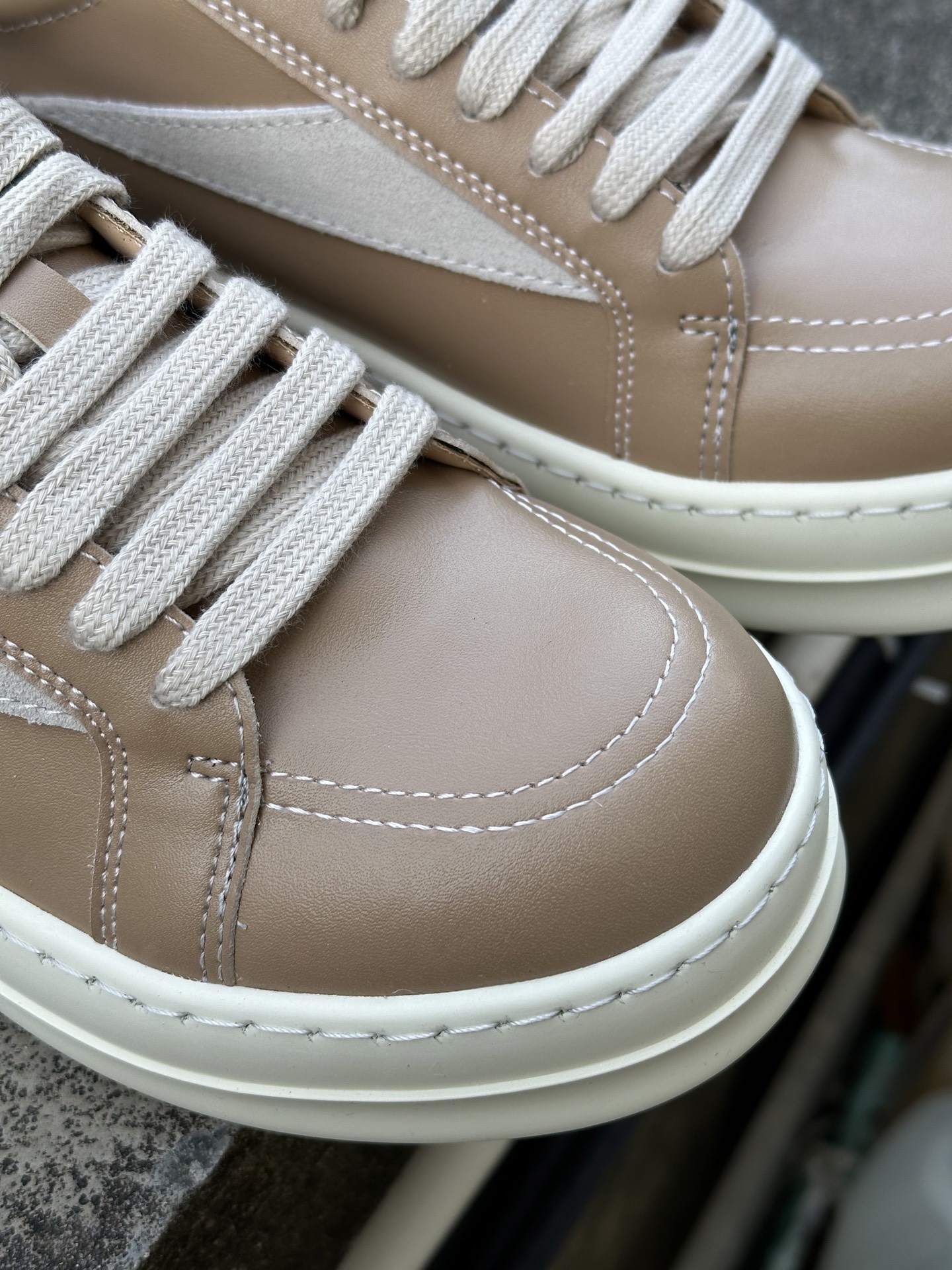 Rick Owens DRKSHDW 瑞克欧文斯RO 粉 圆头系带低帮板鞋-Top High Quatity Cheap Sneakers Fashion Clothing Clothes Bags handbags Shoes of all Brand wholesale With The best Quality And Beautiful Price from China Factory Chinese suppliers wholesaler seller Rick Owens DRKSHDW 瑞克欧文斯RO 粉 圆头系带低帮板鞋